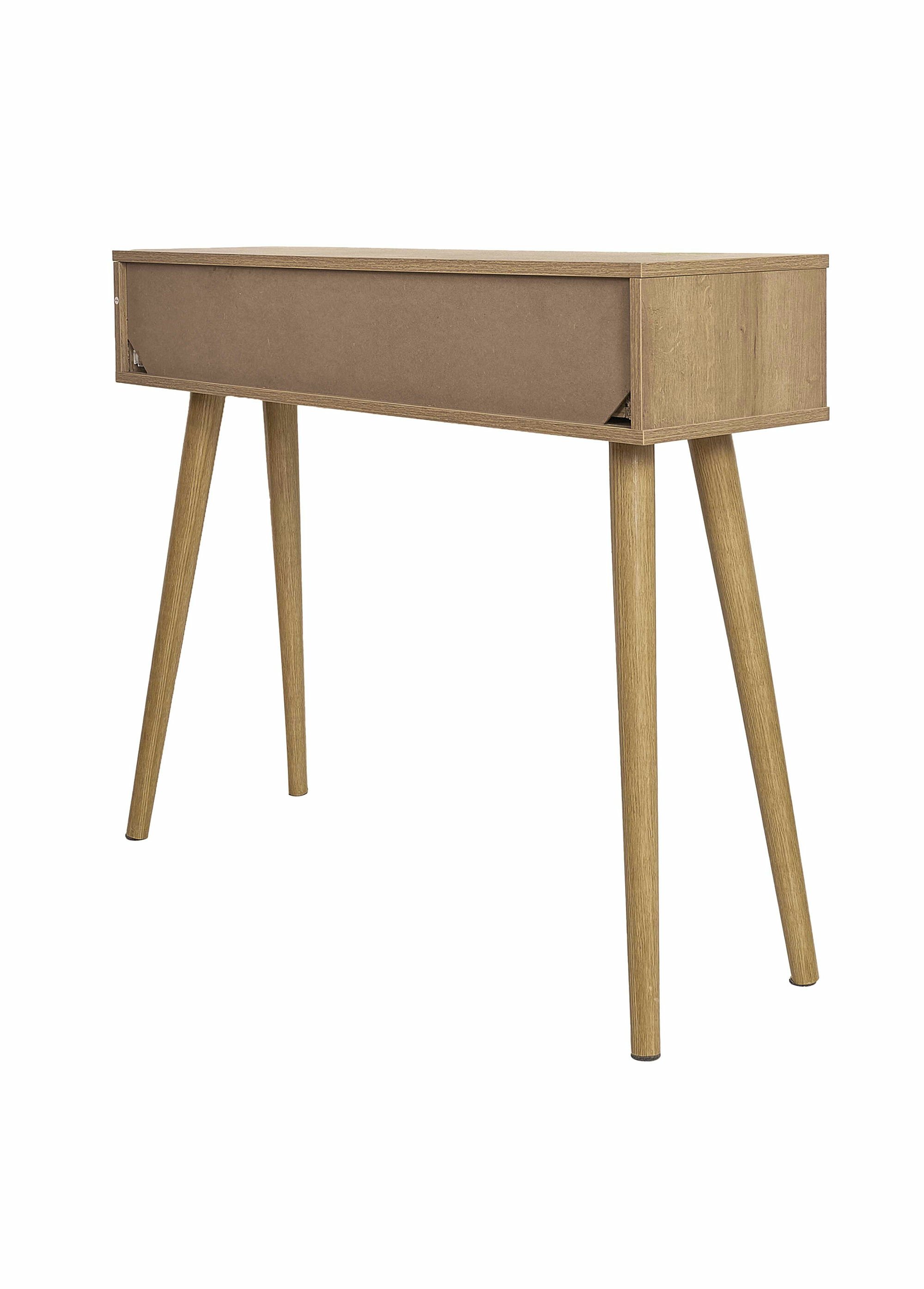 Console en bois et cannage