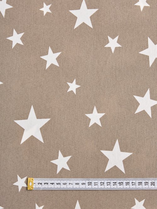 Coupon tissu déco Fêtes de fin d'année 3T MARRON COT146271-1 DE1