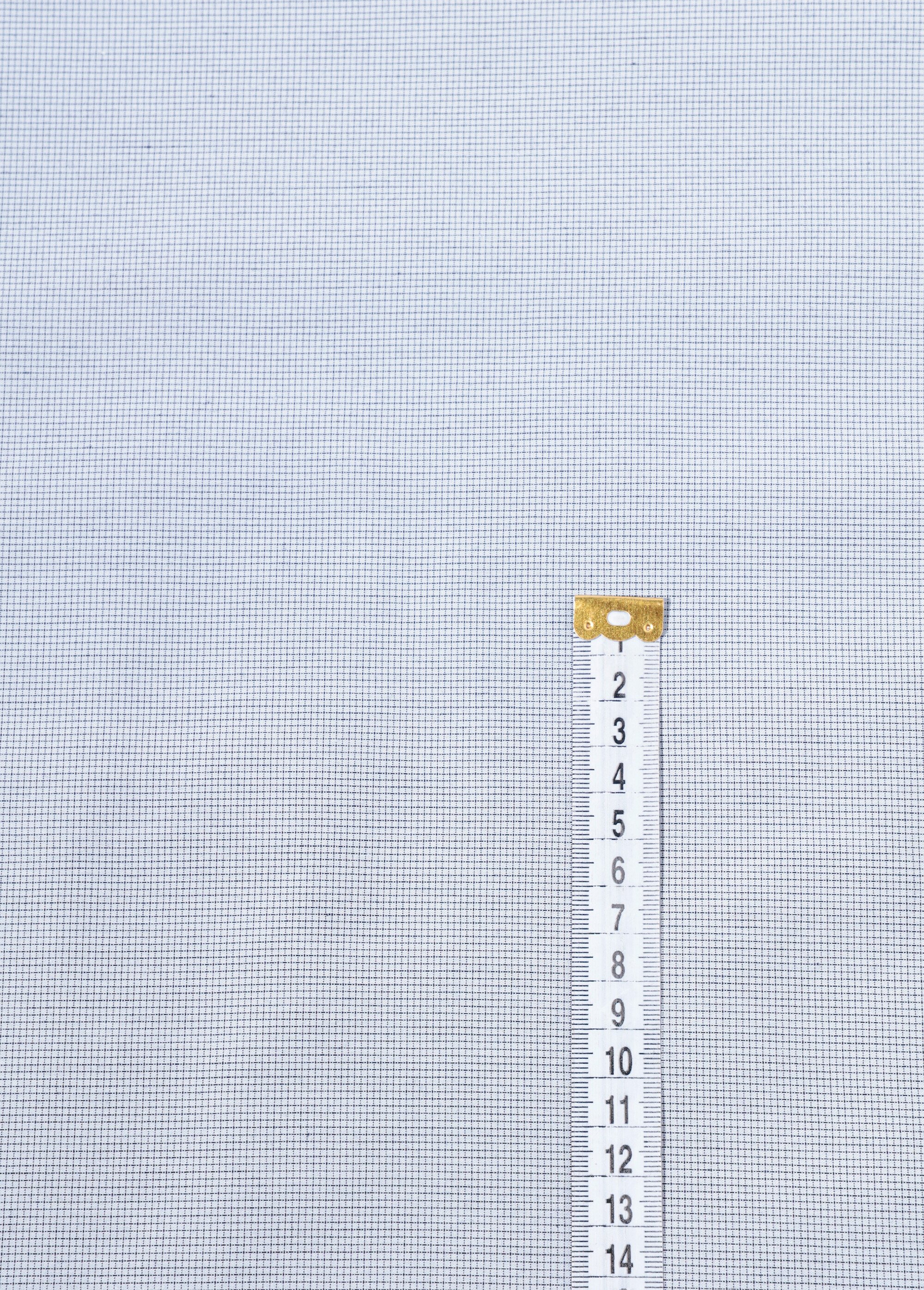 Coupon tissu micro carreaux, Lilou BLEU COT142212 DE1