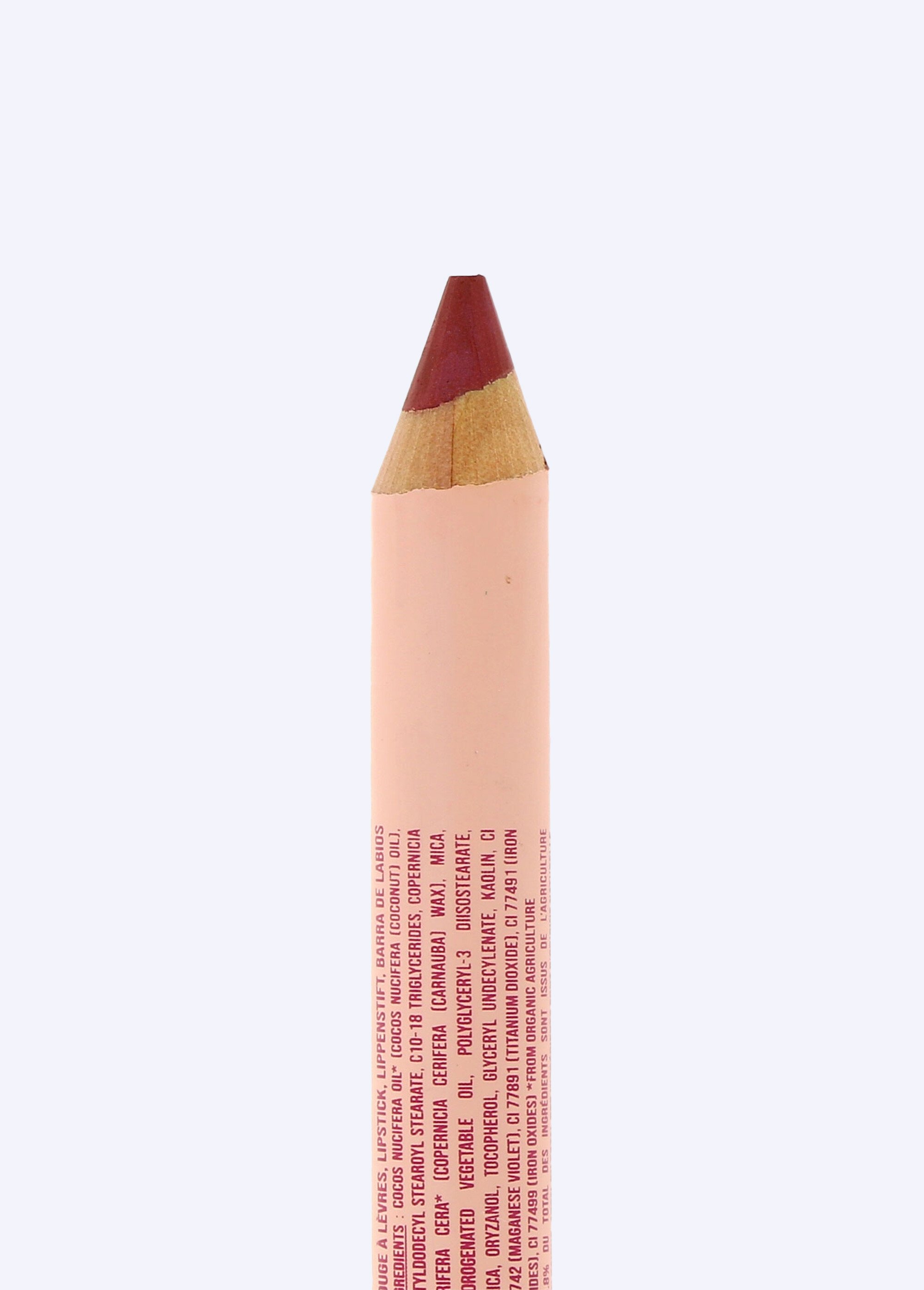 Crayon rouge à lèvres BIO fini semi mat