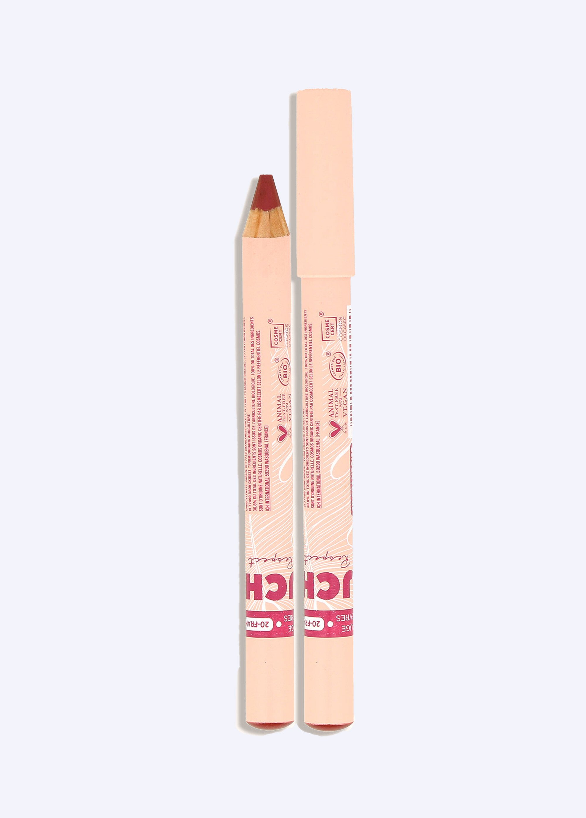 Crayon rouge à lèvres BIO fini semi mat