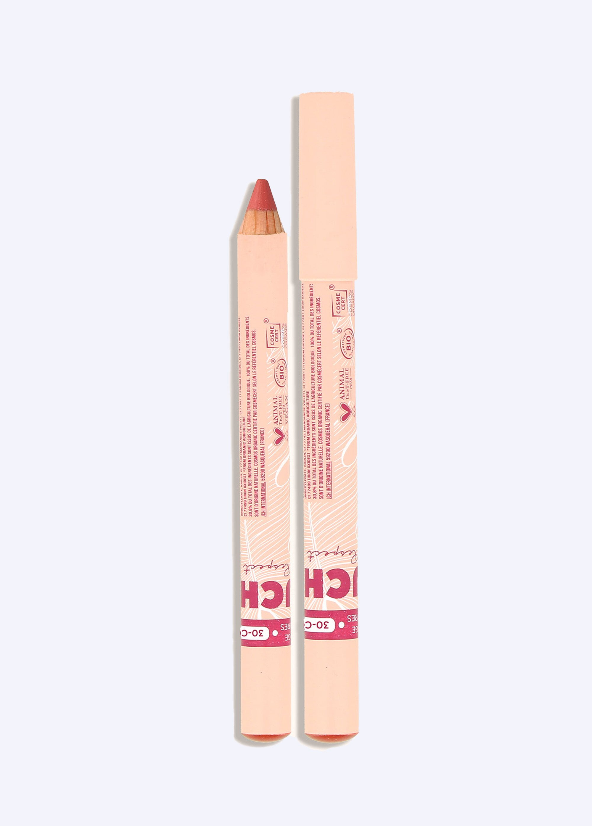 Crayon rouge à lèvres BIO fini semi mat Rose JCH-MRESP410010 FA1