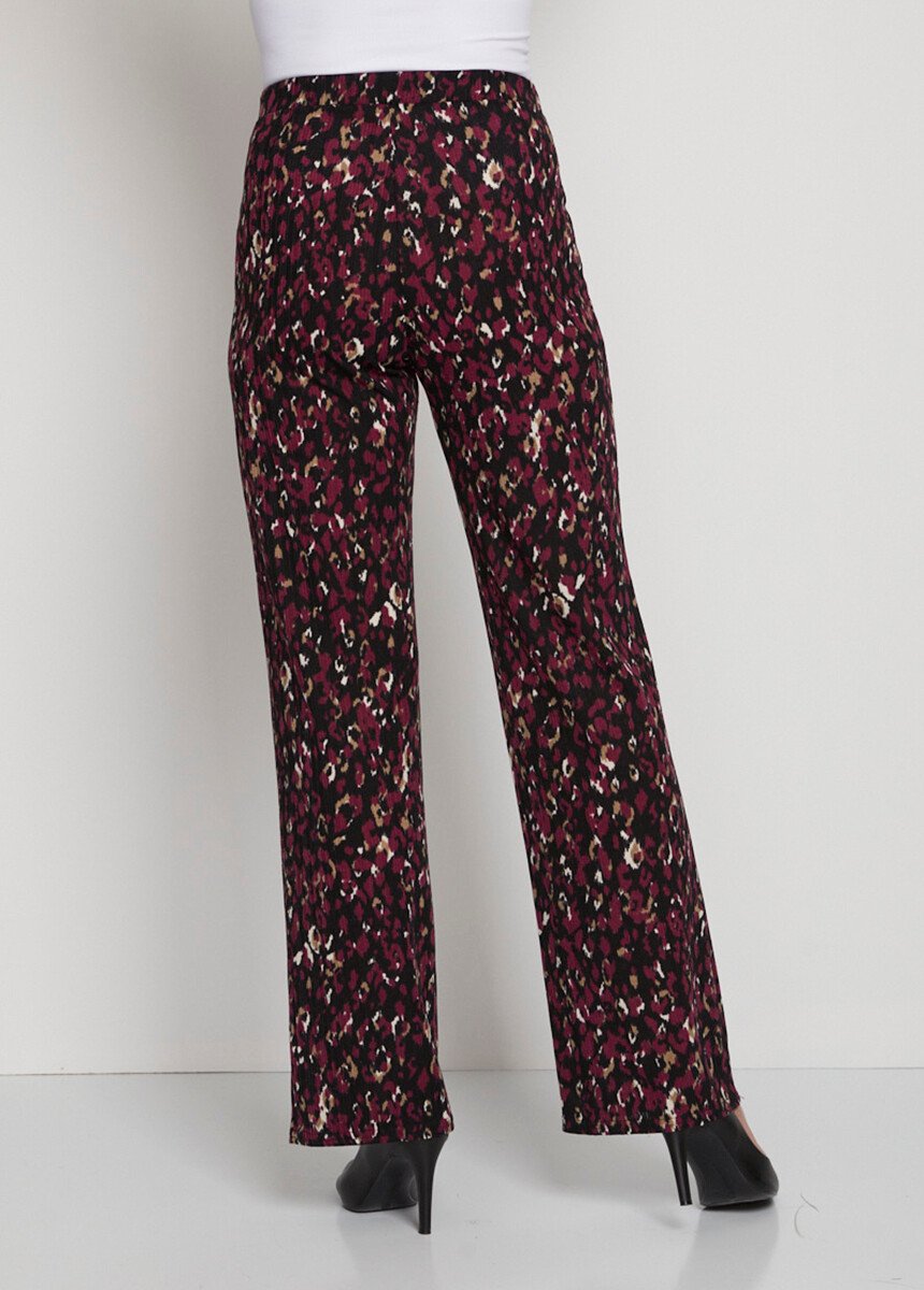 Pantalon fluide taille semi-élastiquée