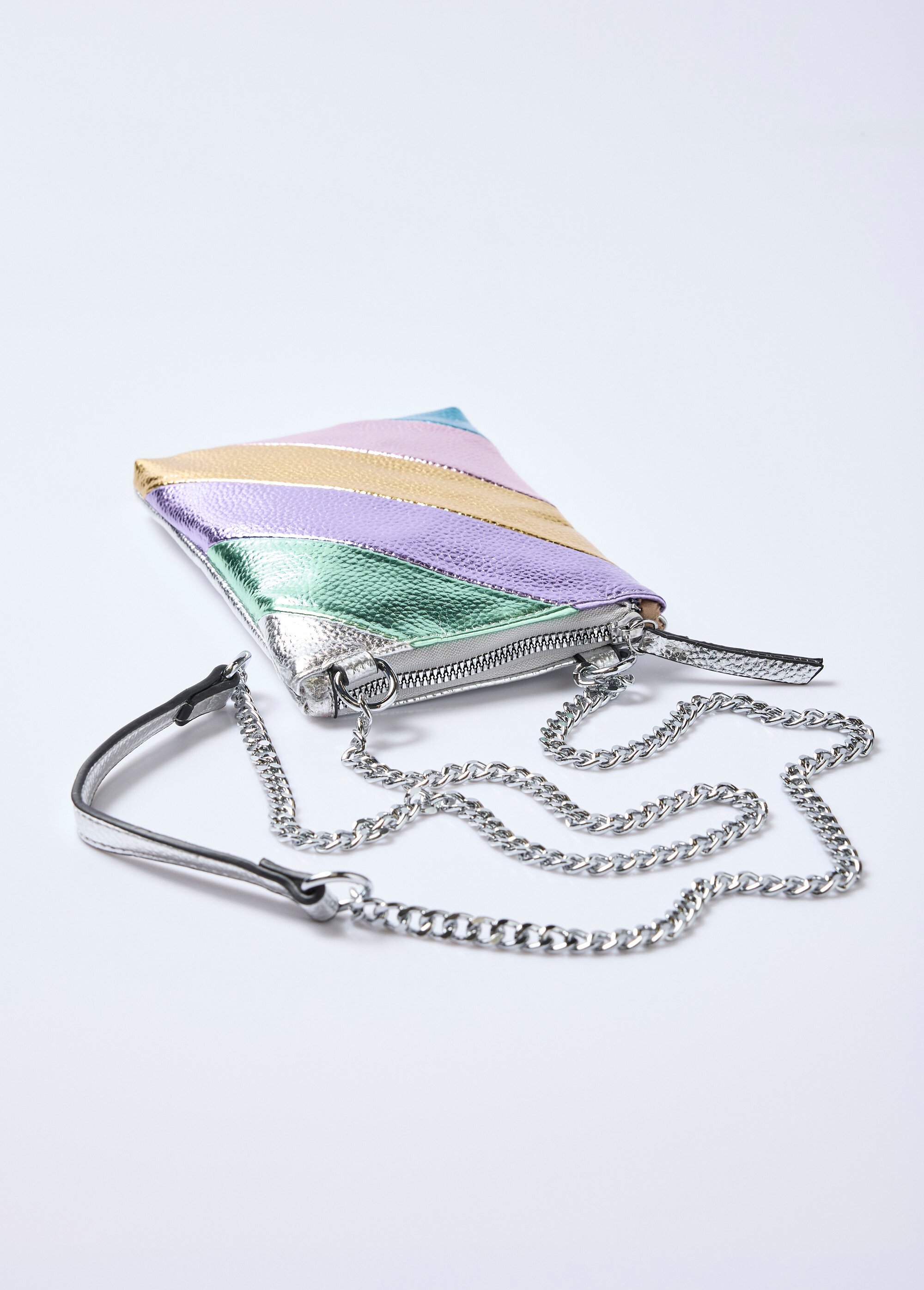 Pochette téléphone fantaisie simili cuir