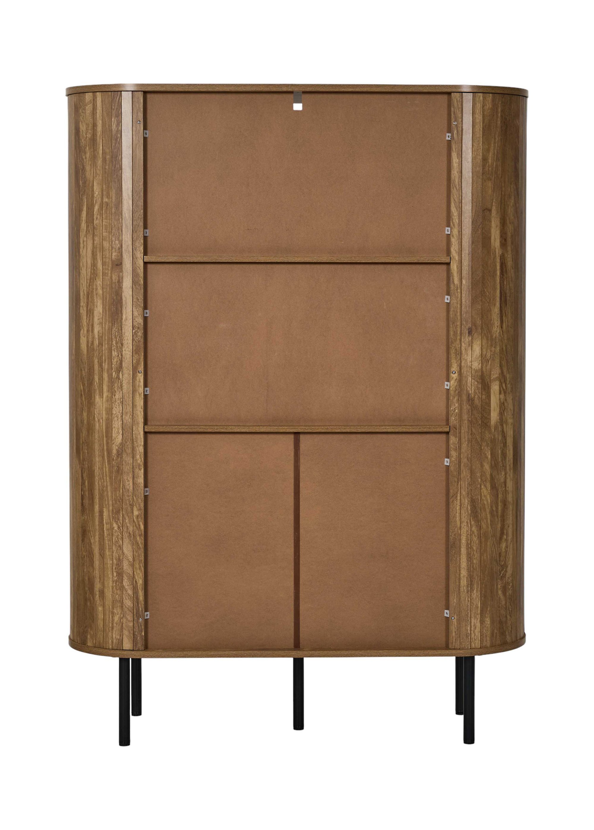 Bibliothèque 4 niches / 2 portes HERITAGE MARRON CMP-HD7913 DO1
