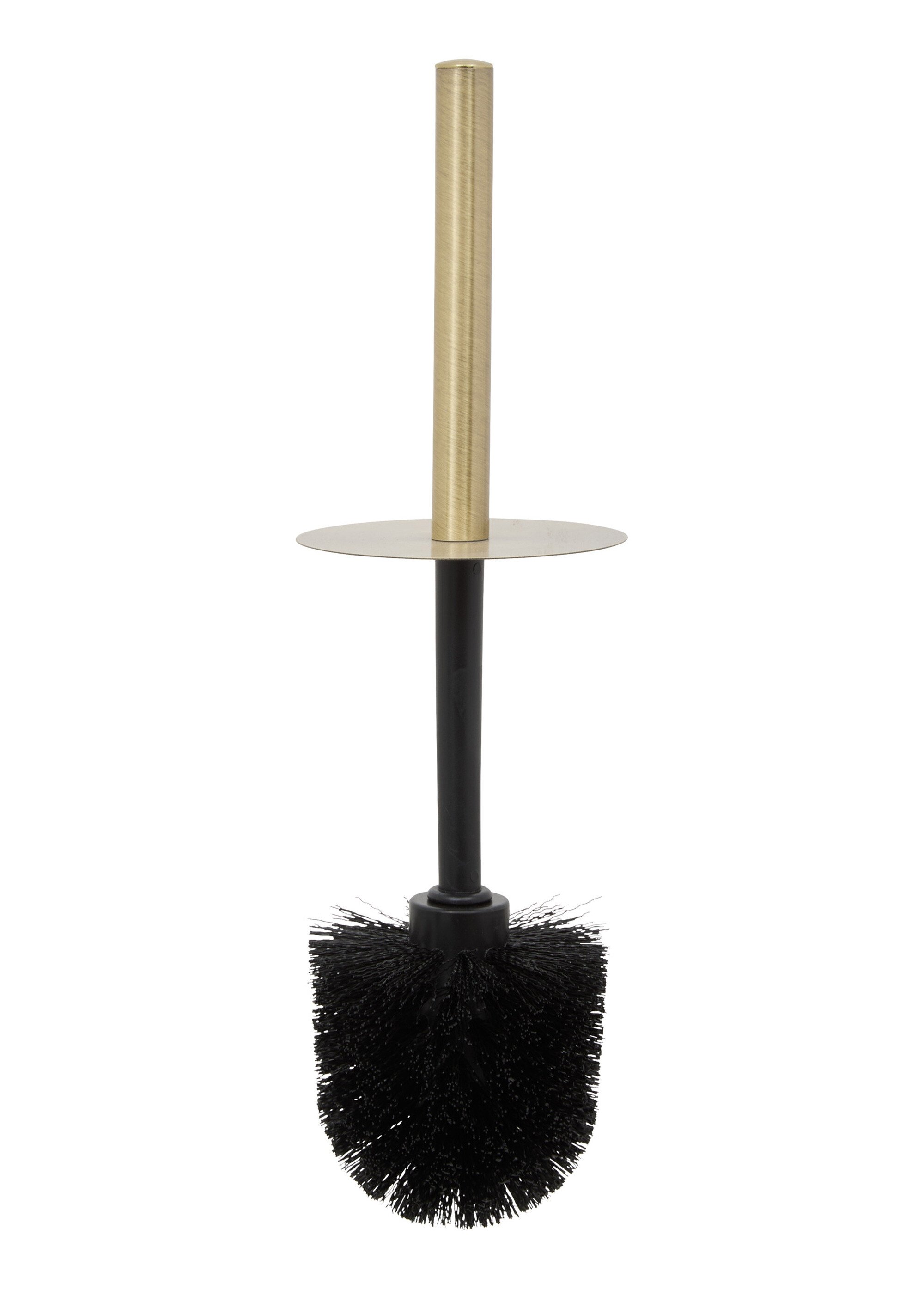 Brosse WC métal brossé et résine