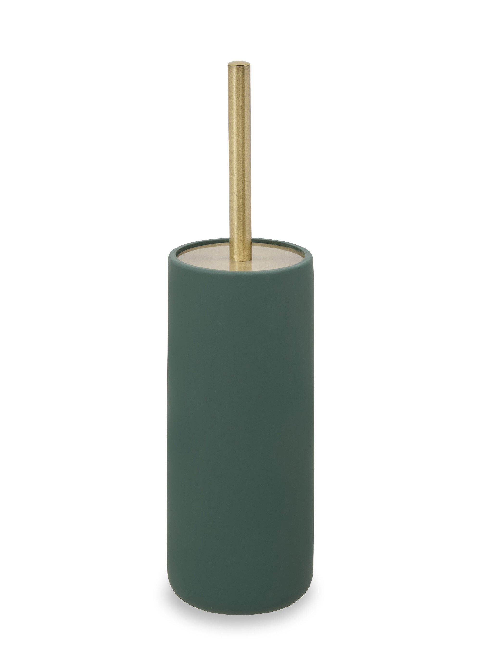Brosse WC métal brossé et résine