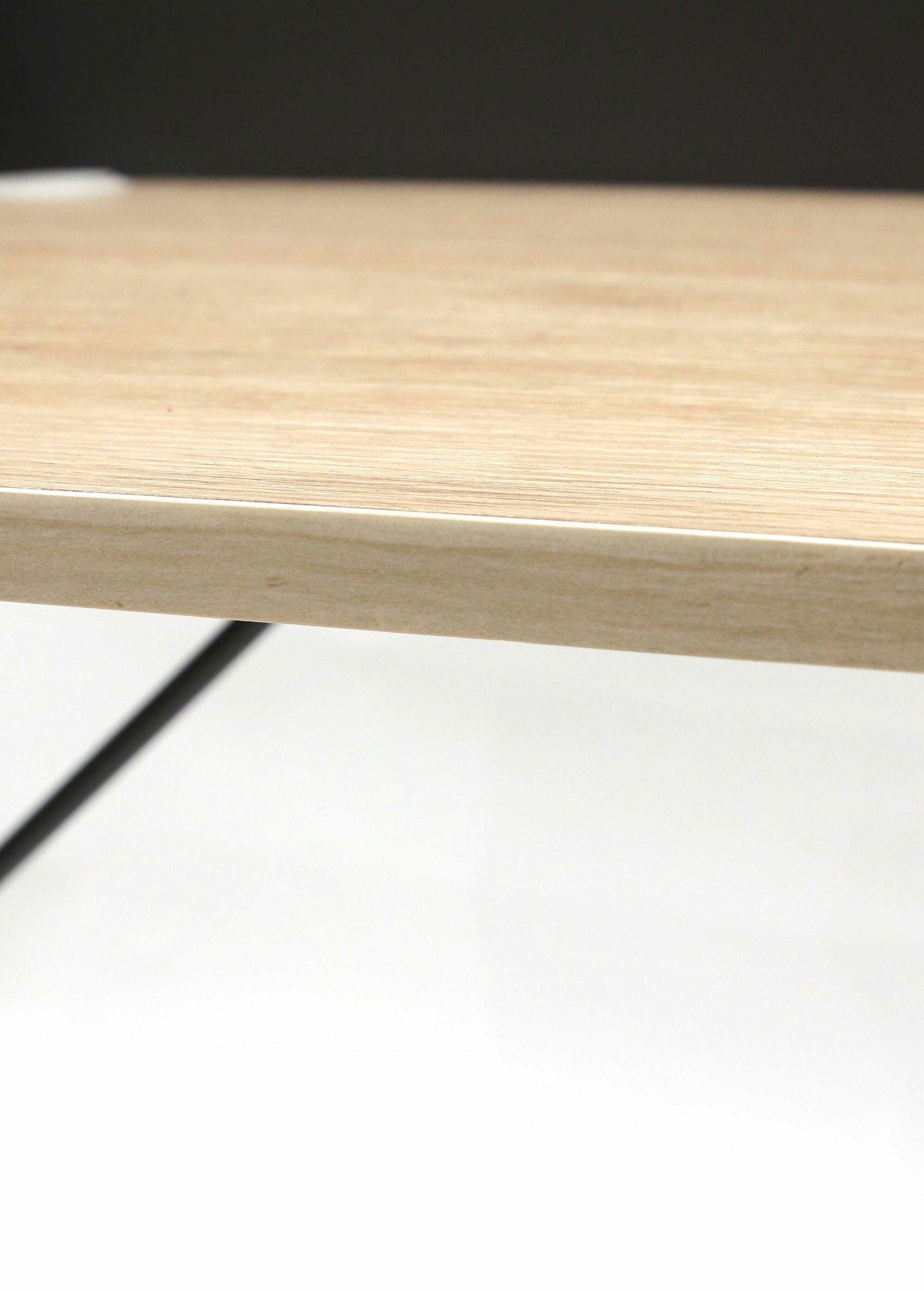 Bureau épuré, en métal et bois 2 tons 1G GRIS CMP-HD6424 DE3