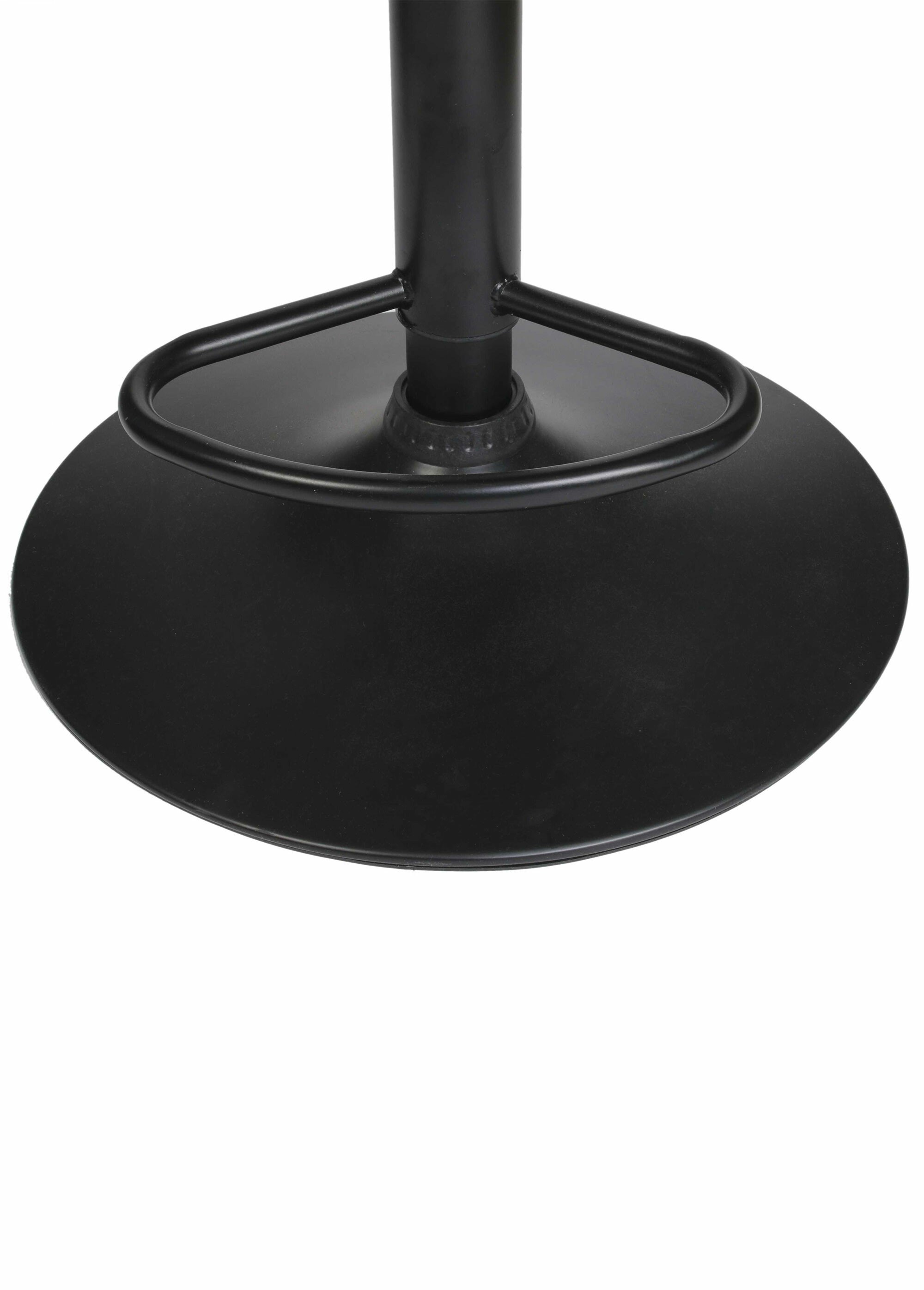 Chaise de bar simili cuir et bois NOIR CMP-HD6602 DE3