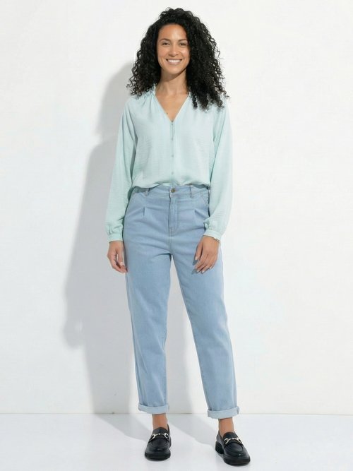 Chemisier raglan ample col V boutonné Femme OPALINE CLAREL SF1