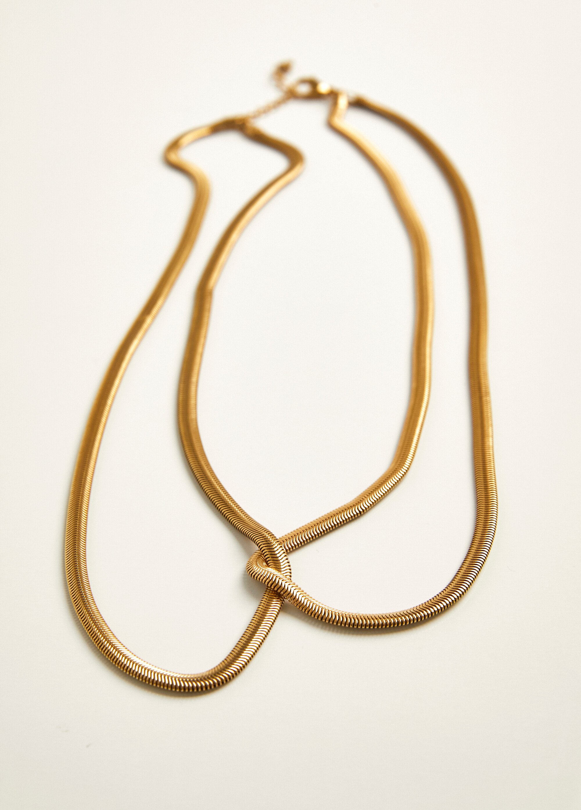 Collier Homme/Femme En Acier Inoxydable - Maille Serpent - Neuf Avec Étiquettes - Bijou Simple Et Élégant