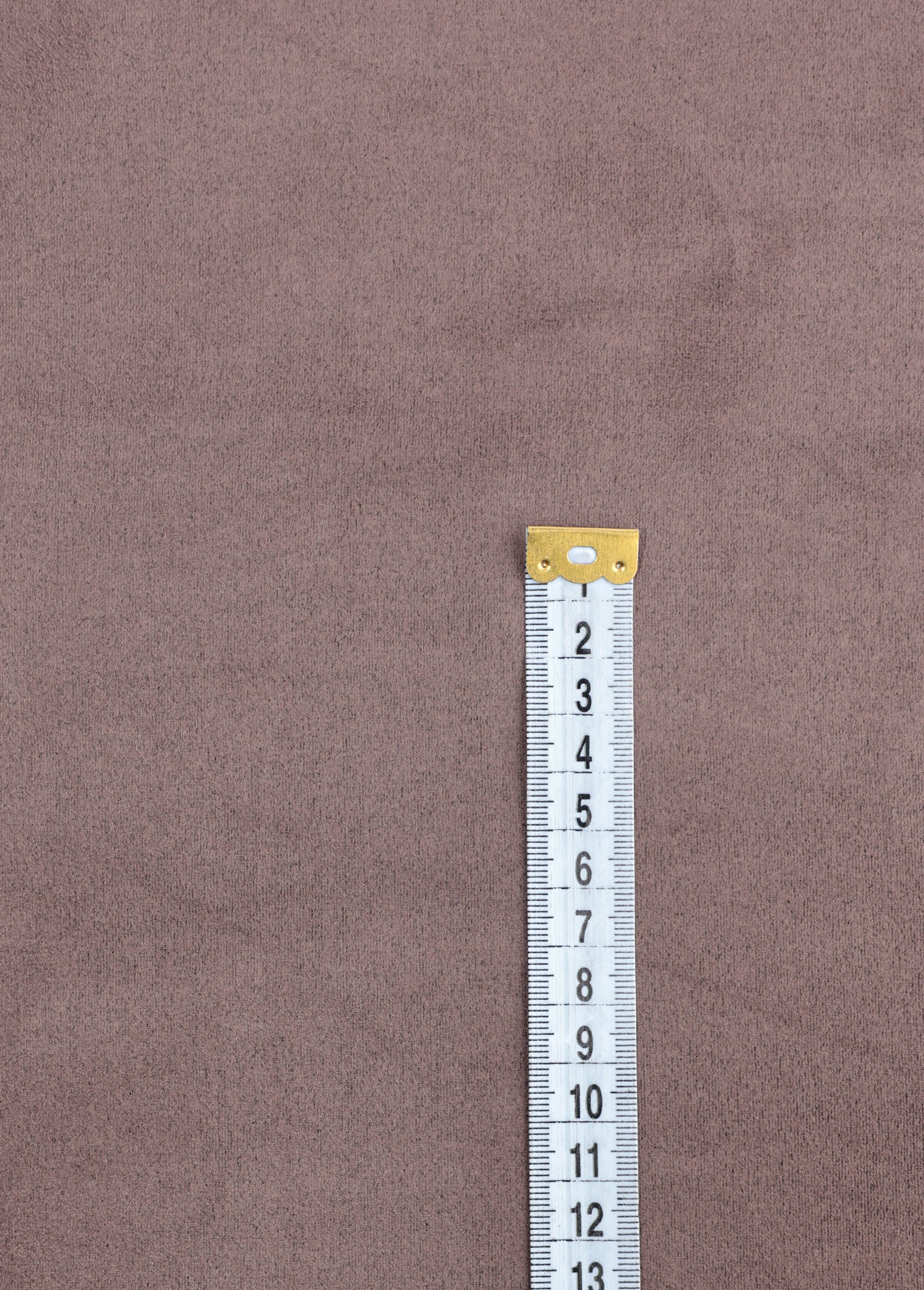 Coupon tissu suédine extensible MARRON COT144783 DE1