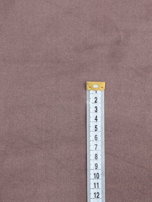 Coupon tissu suédine extensible MARRON COT144783 DE1
