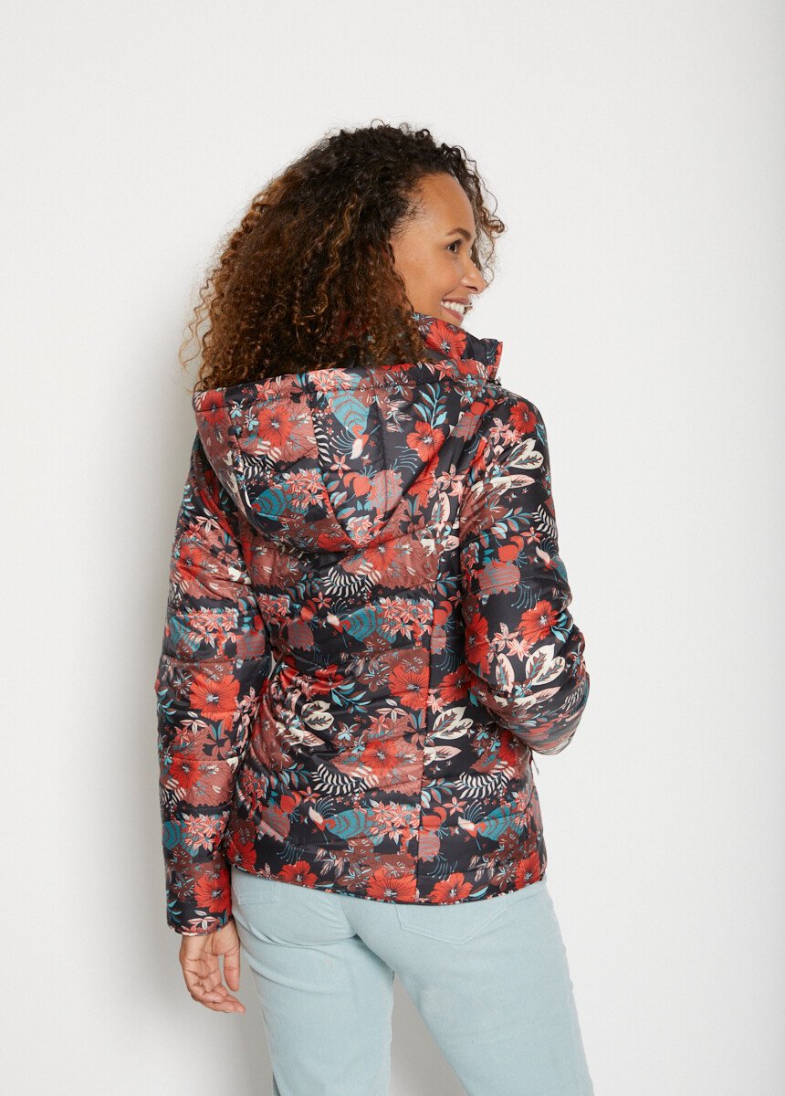 Doudoune matelassée unie ou imprimée