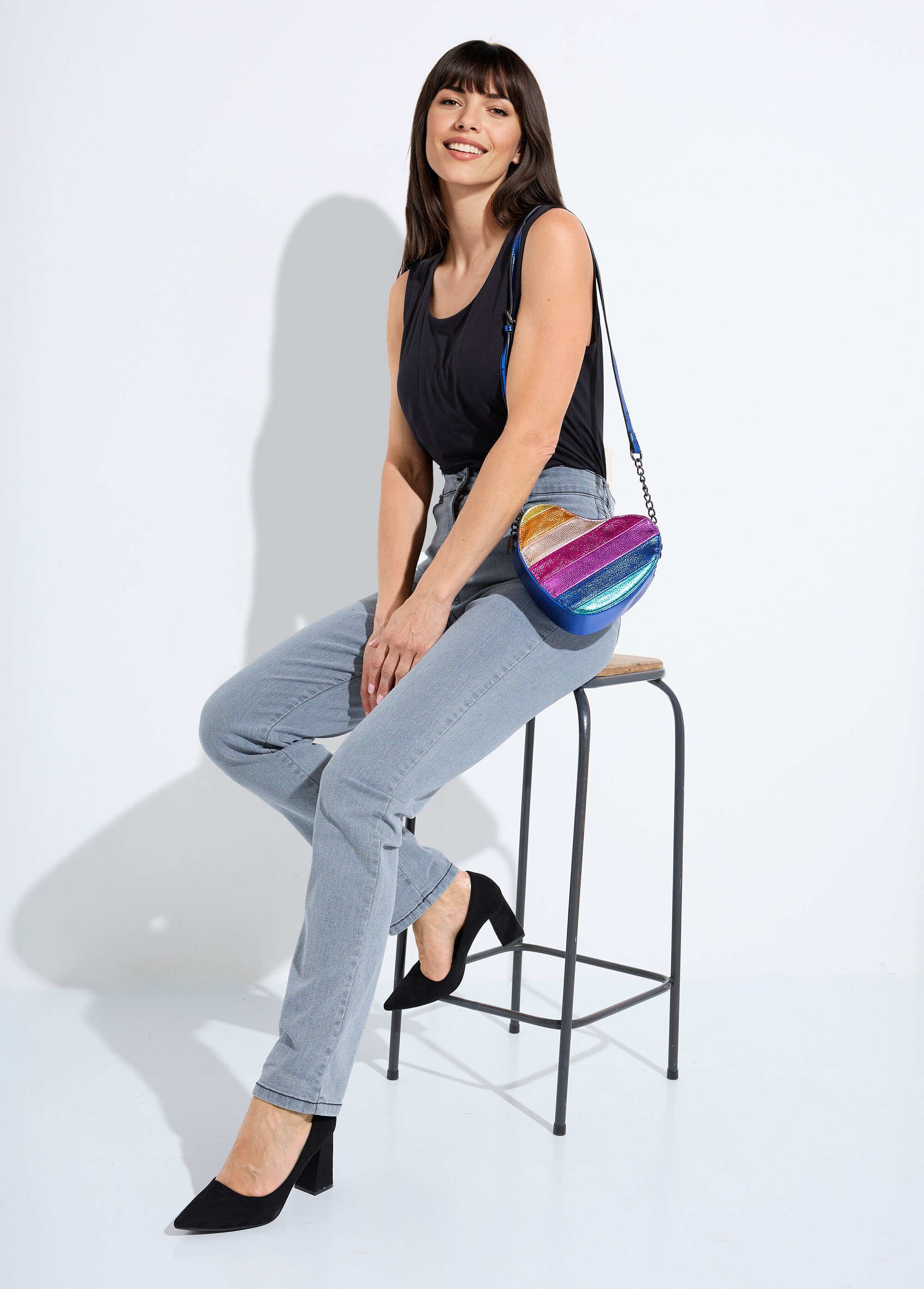 Jean 5 poches ceinture extensible coton stretch