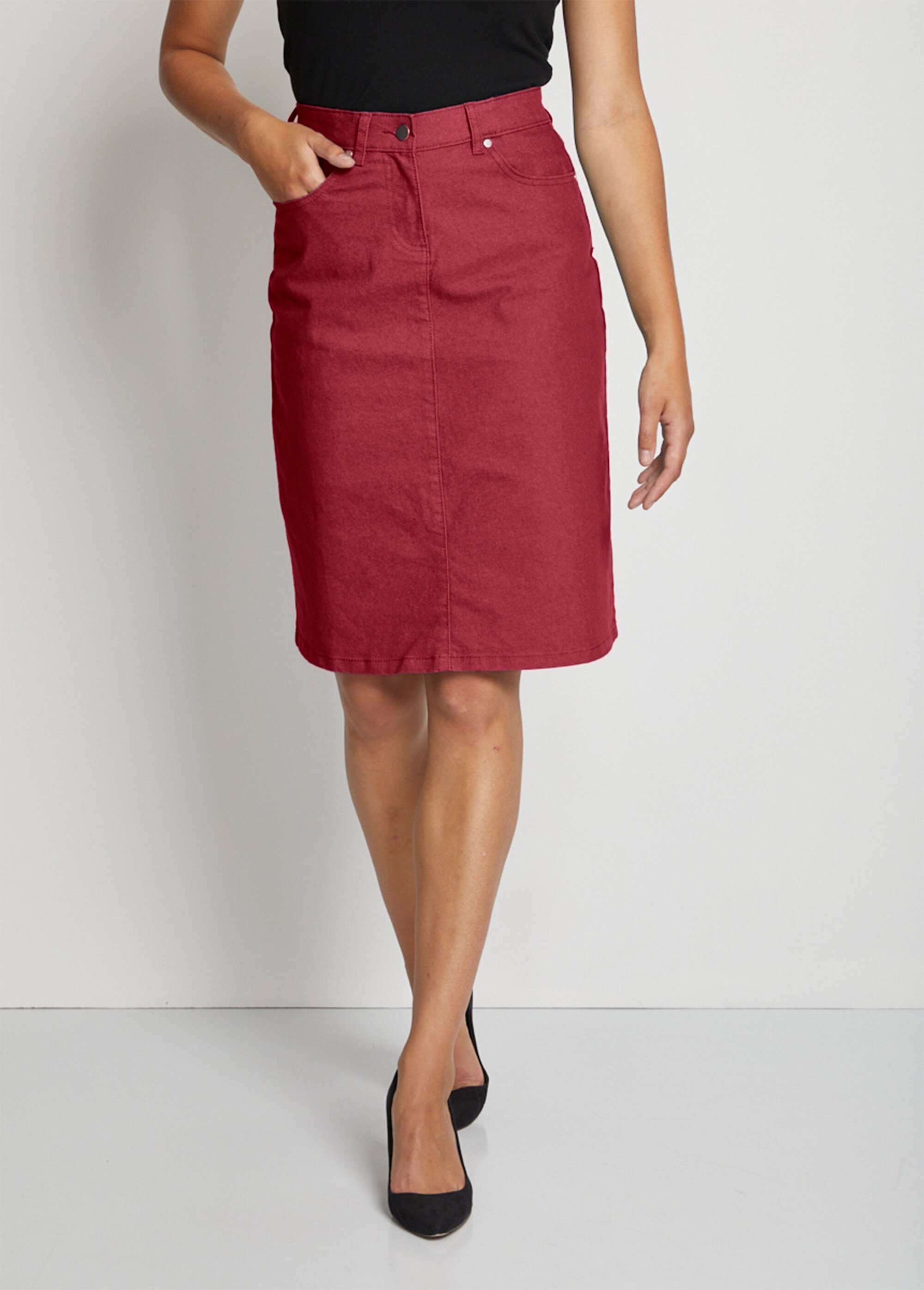 Jupe MORPHOSTYLE en jean couleur stretch