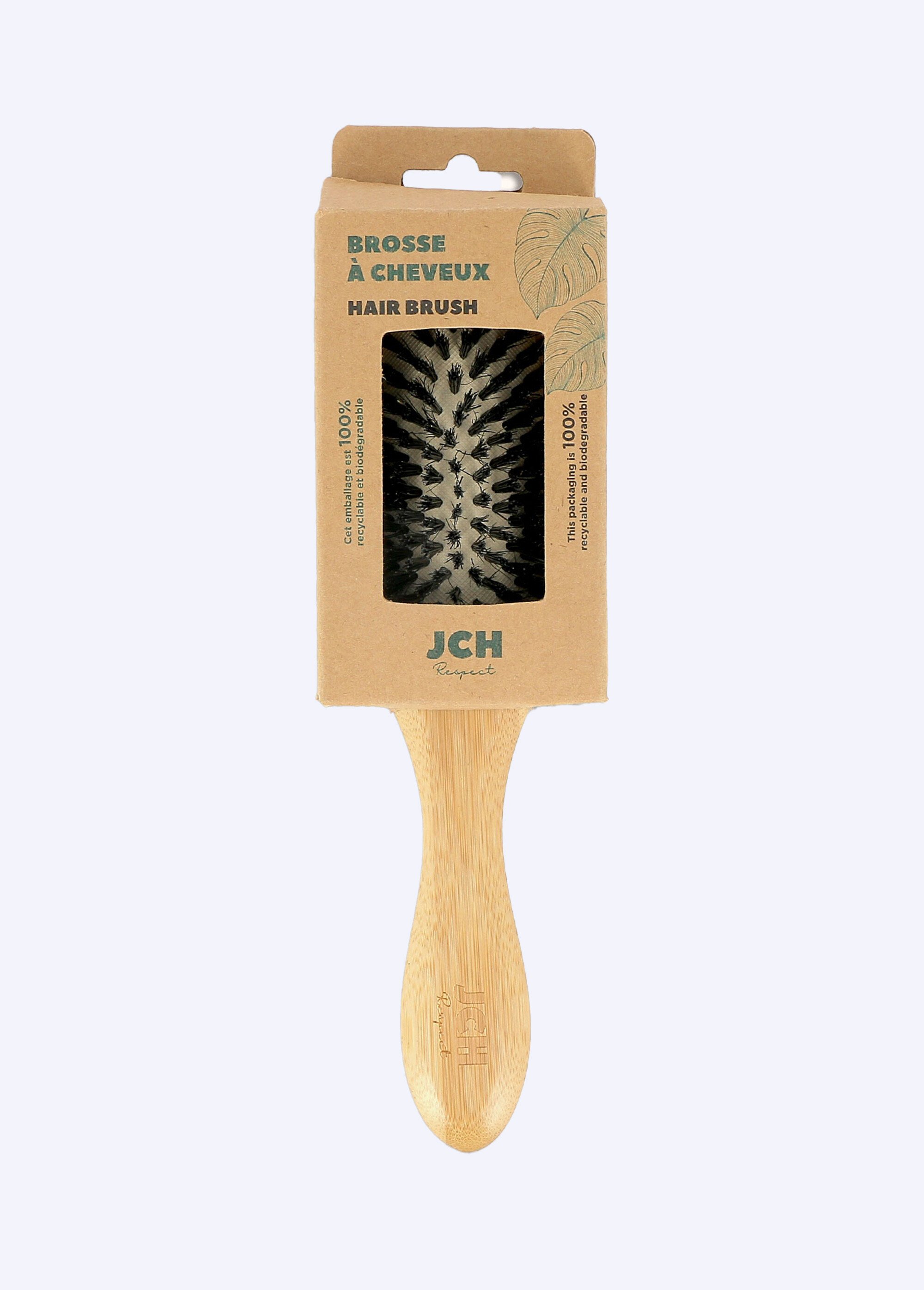 Brosse poils de sanglier, manche bambou Beige JCH-BRCMIXRESP DE2