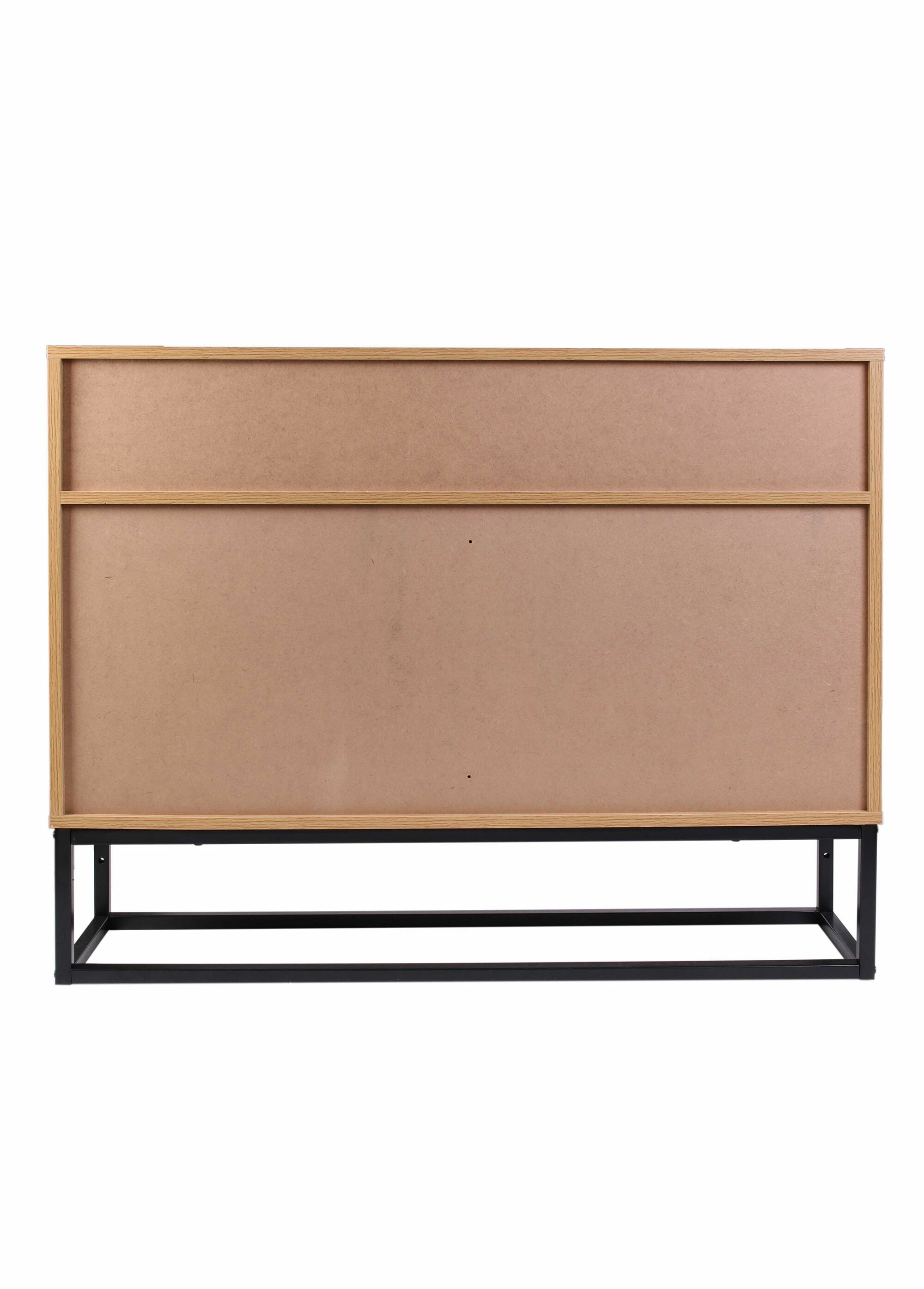 Buffet design, bois et pied métal BEIGE CMP-HD6627 DO1