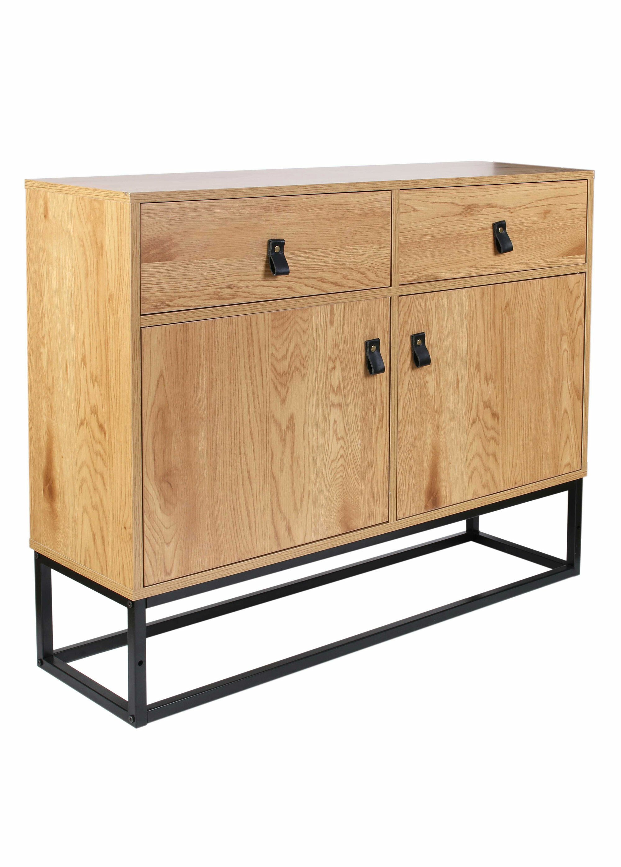 Buffet design, bois et pied métal BEIGE CMP-HD6627 FA1