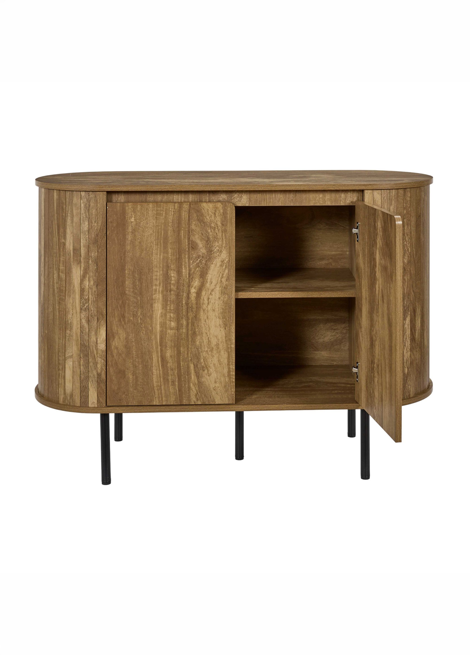 Buffet lignes arrondies 2 portes HERITAGE MARRON CMP-HD7914 DE1