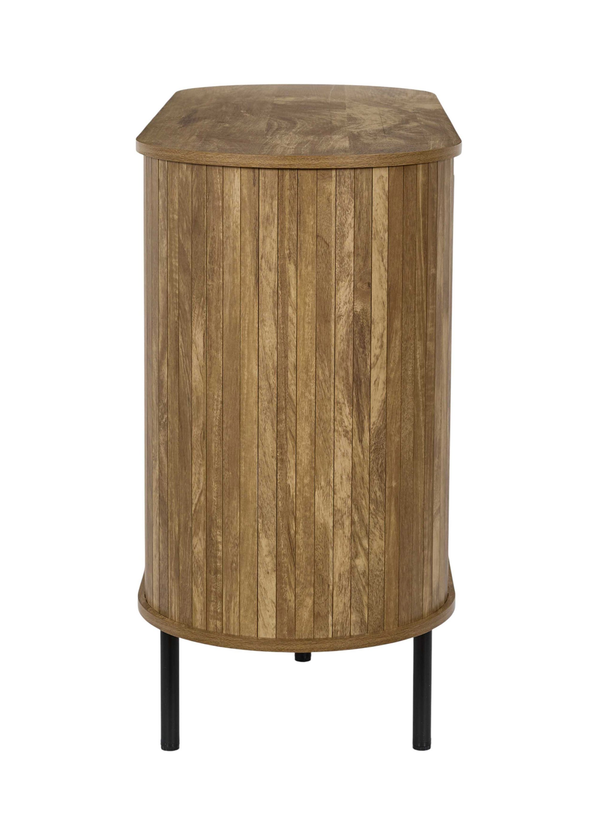 Buffet lignes arrondies 2 portes HERITAGE MARRON CMP-HD7914 DE2