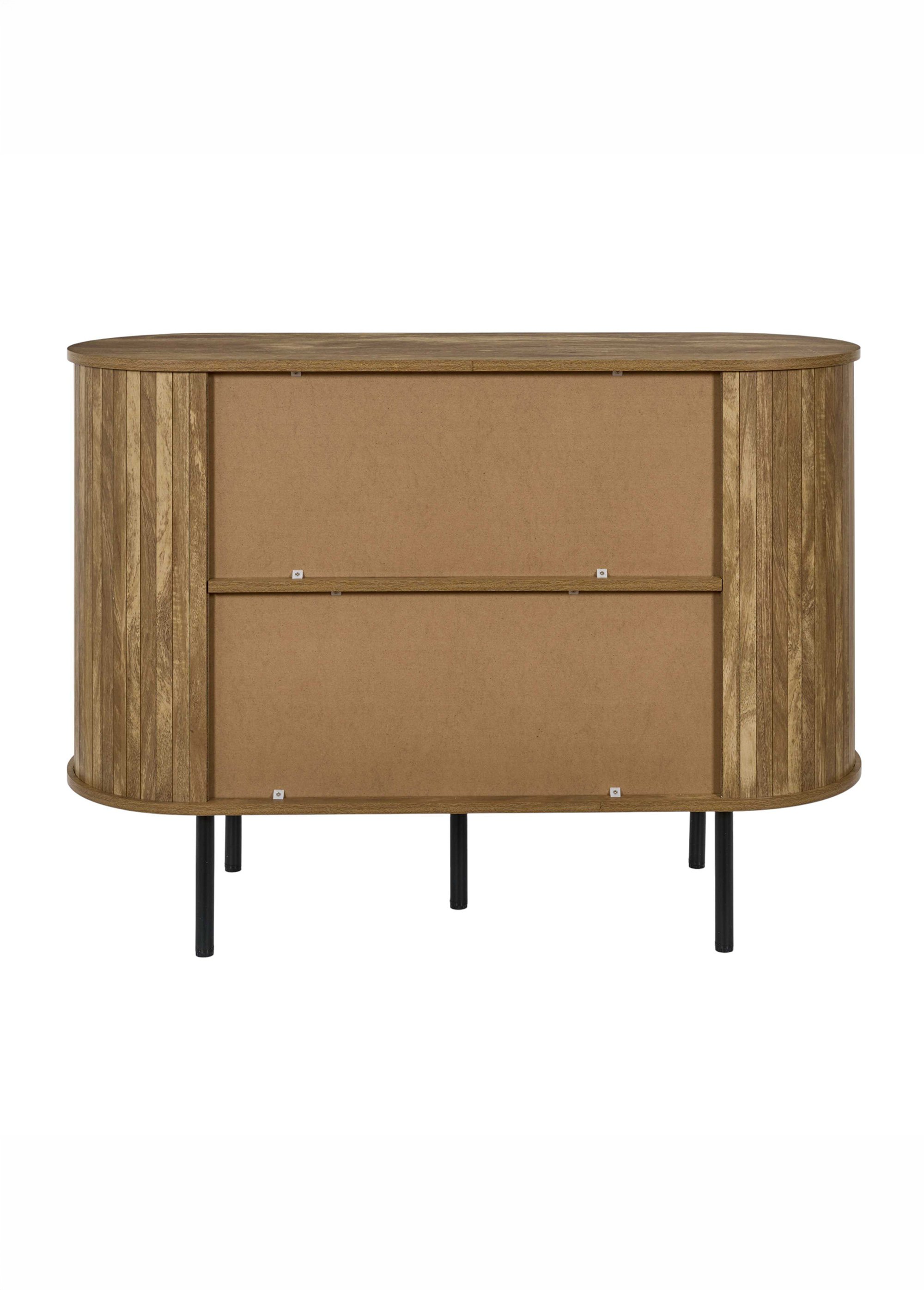 Buffet lignes arrondies 2 portes HERITAGE MARRON CMP-HD7914 DO1
