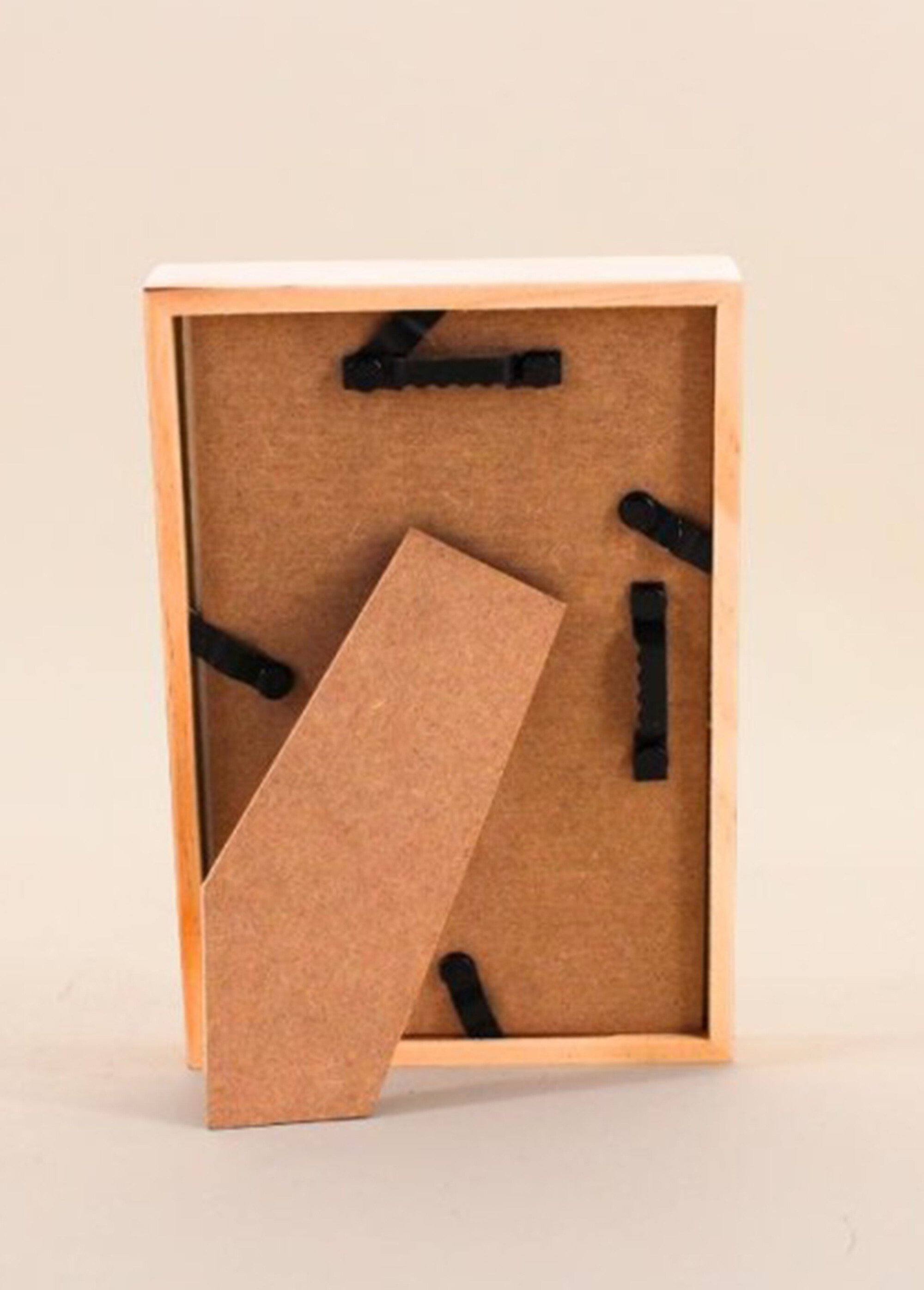 Cadre photo 10x15cm en bois certifié Beige NOR-3610 DO1