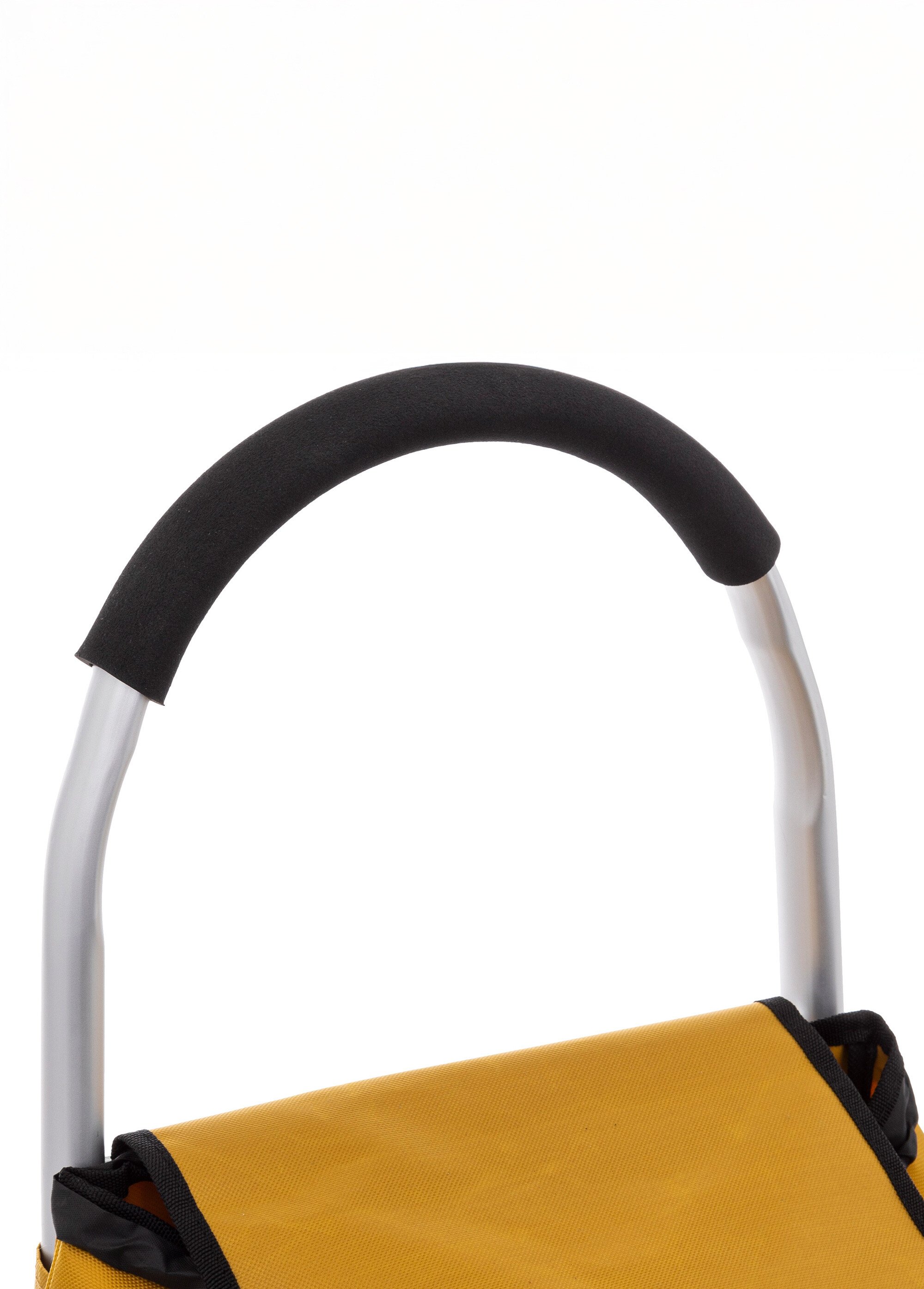 Chariot de courses compact en tissu Jaune JJA-157394B DE3