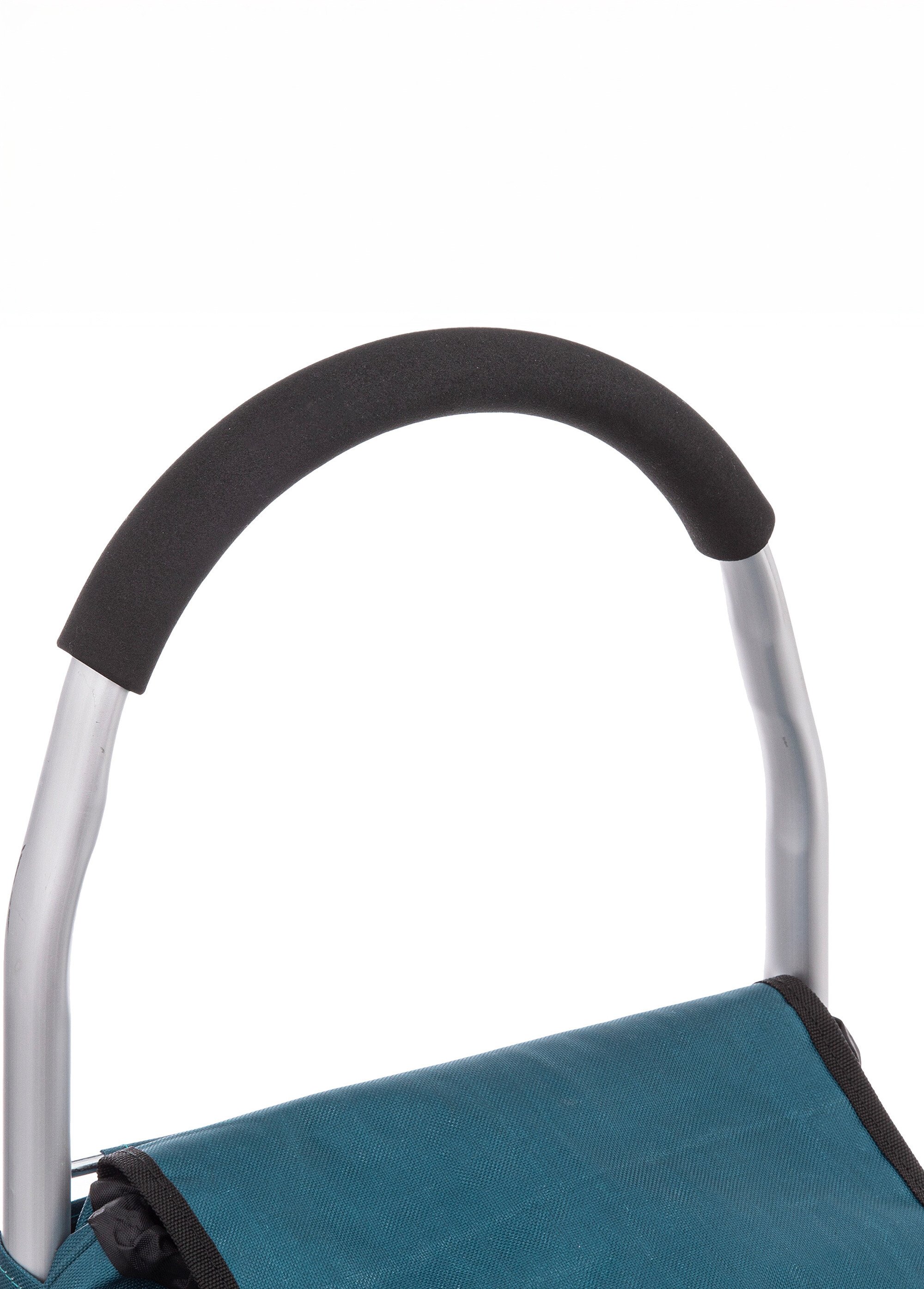 Chariot de courses compact en tissu Bleu JJA-157394B DE3