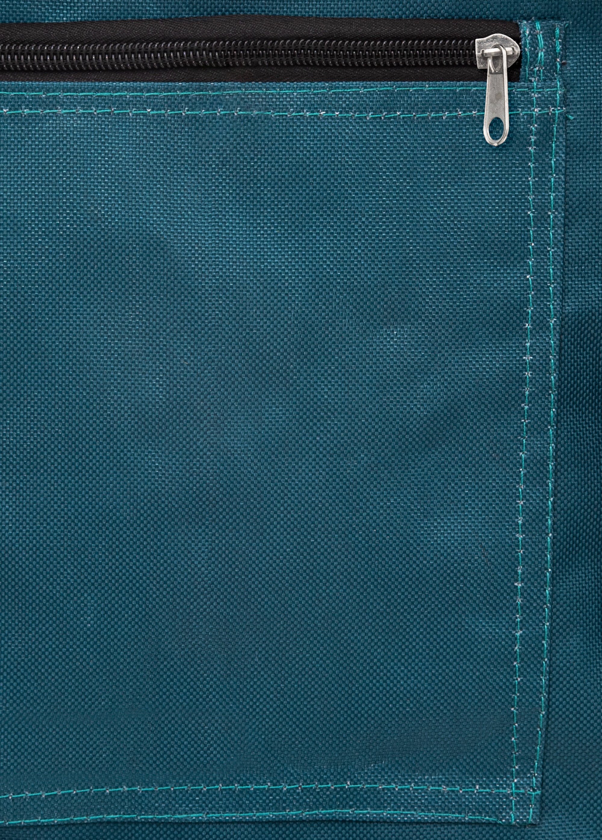 Chariot de courses compact en tissu Bleu JJA-157394B DE4