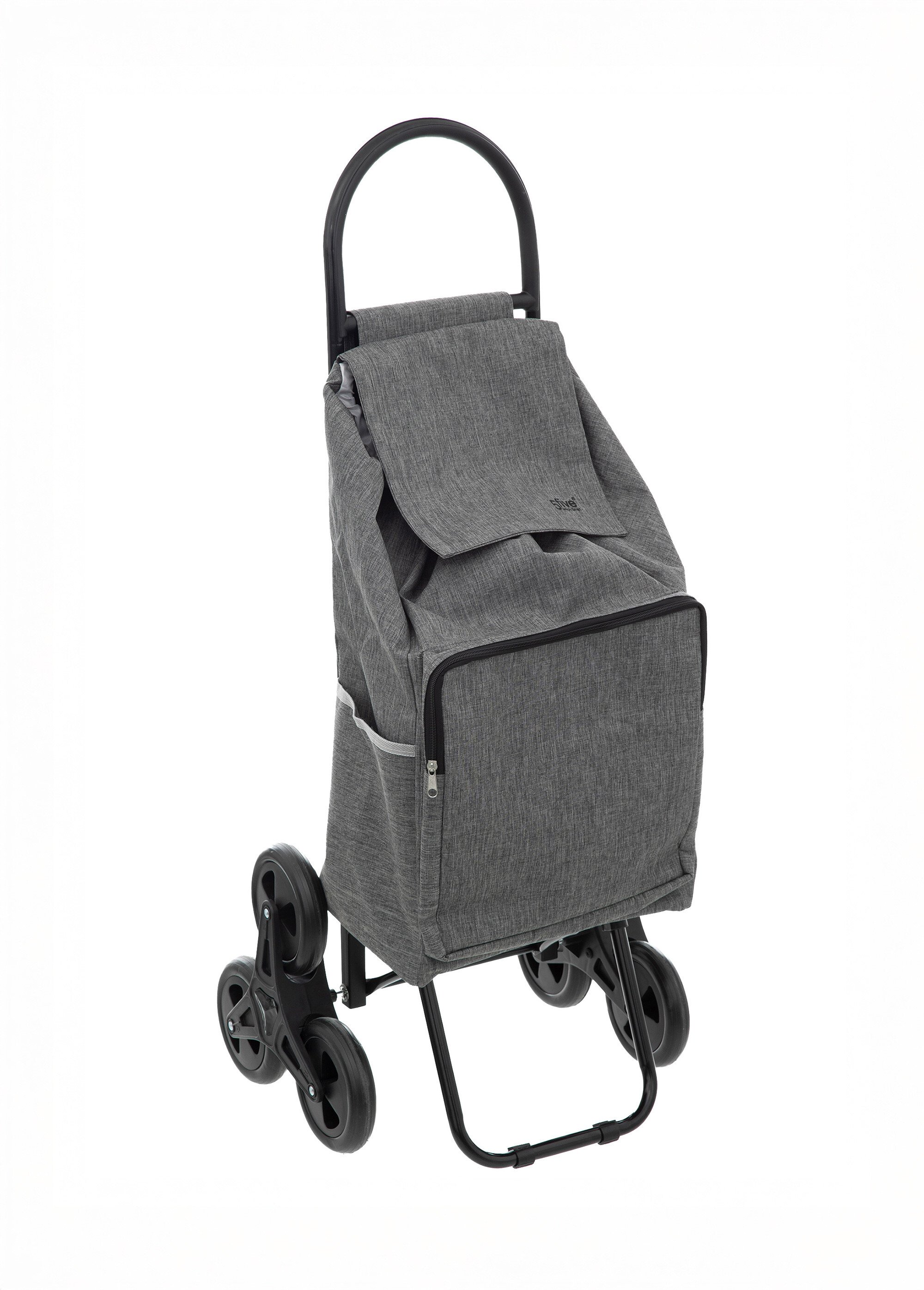 Chariot de courses en alu, 6 roues