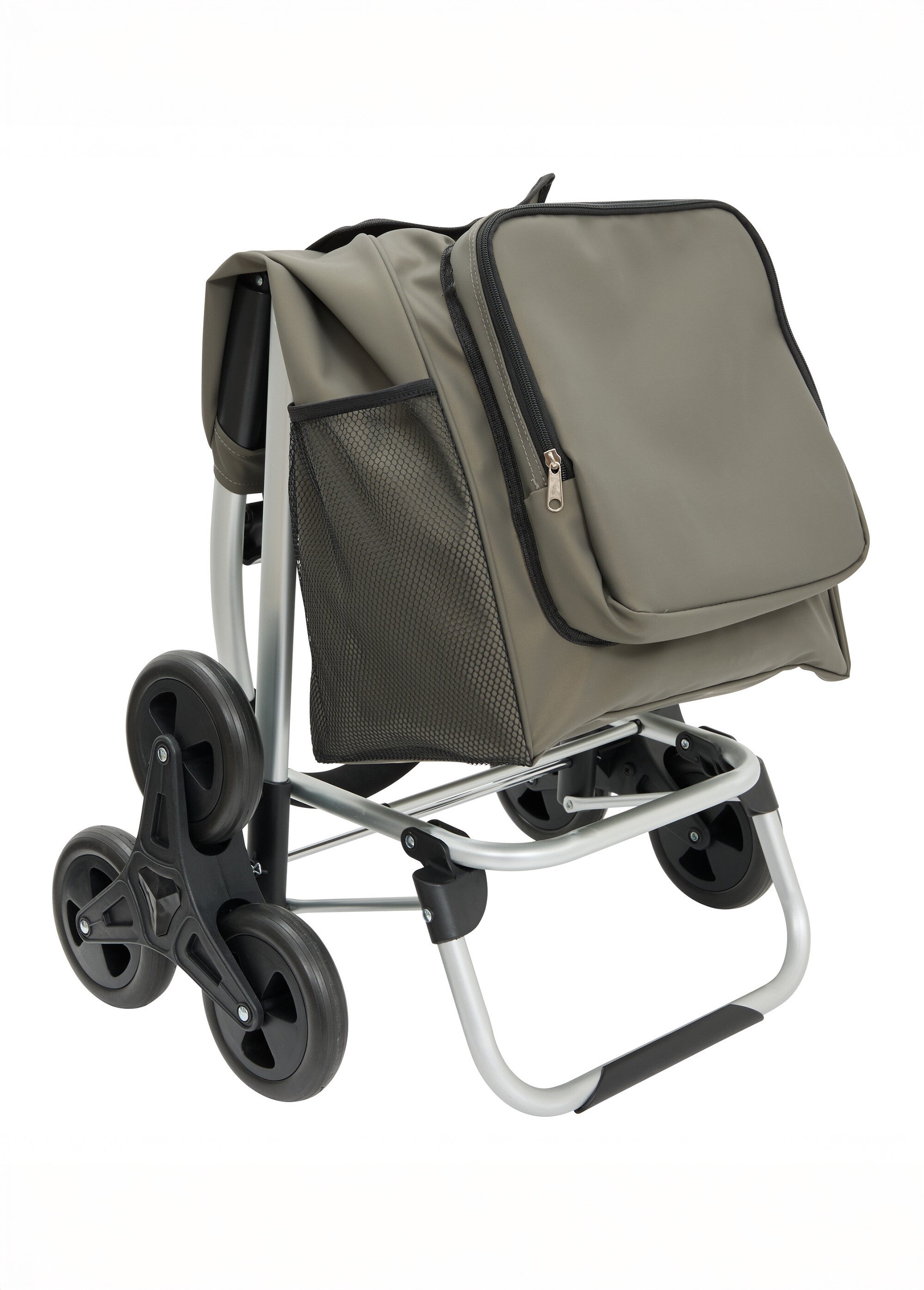 Chariot de courses pliant, 6 roues Vert JJA-206781A DE2