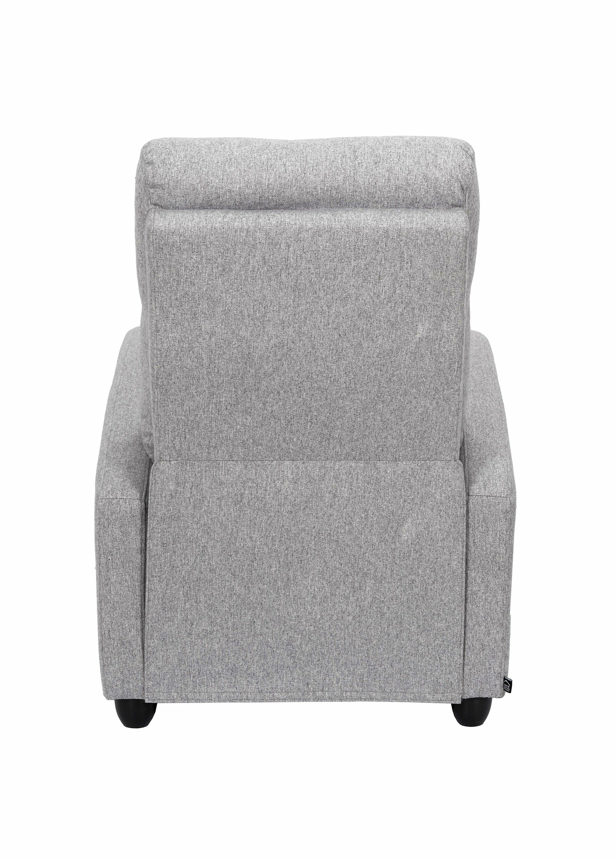 Fauteuil relax multipositions en tissu GRIS CLAIR CMP-HD7159 DO1