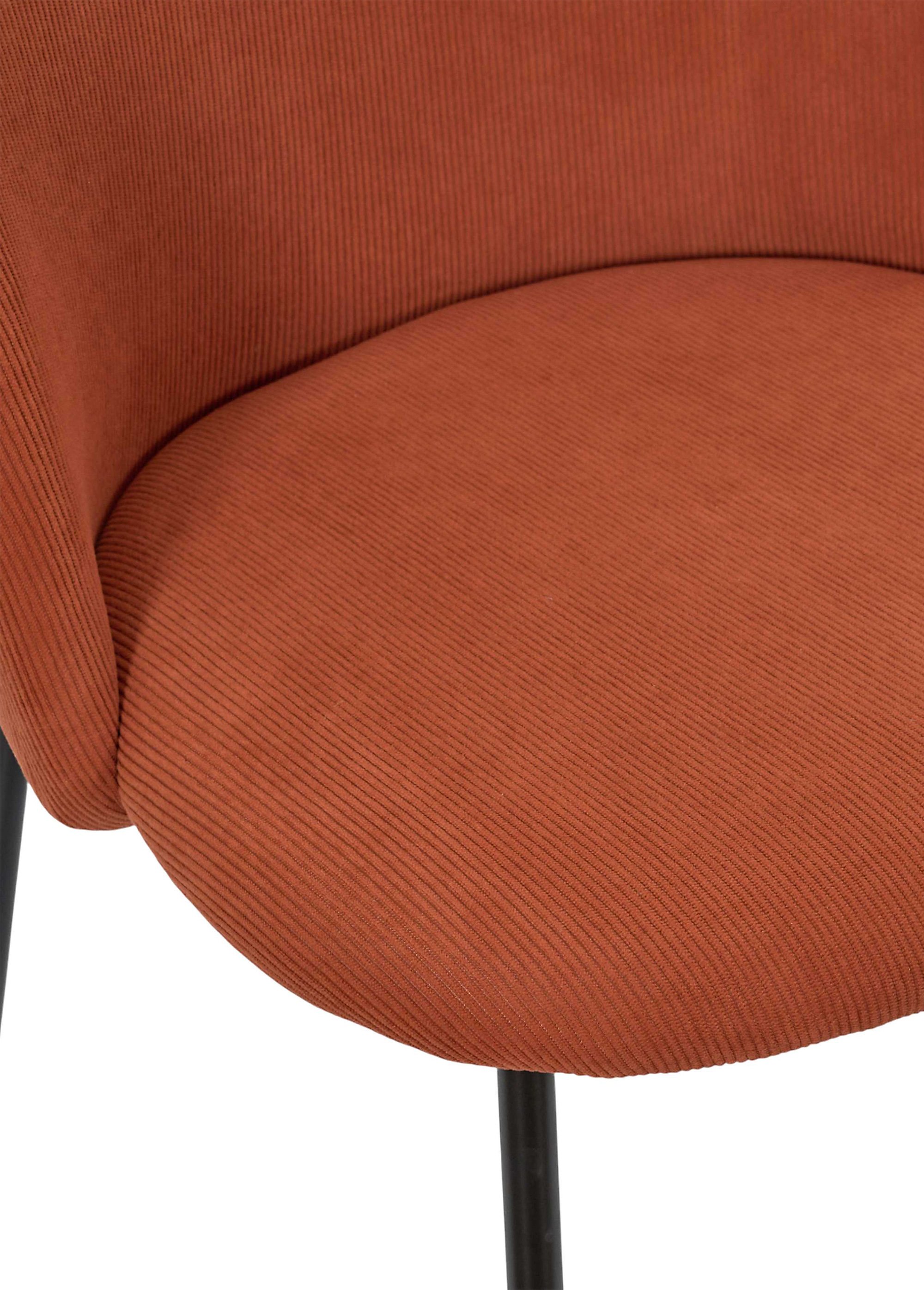 Fauteuil velours, dossier arches JULES