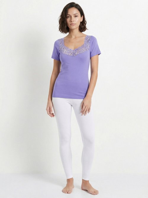 Maillot de corps manches courtes - lot de 2 Femme Violet VASILEK SF1