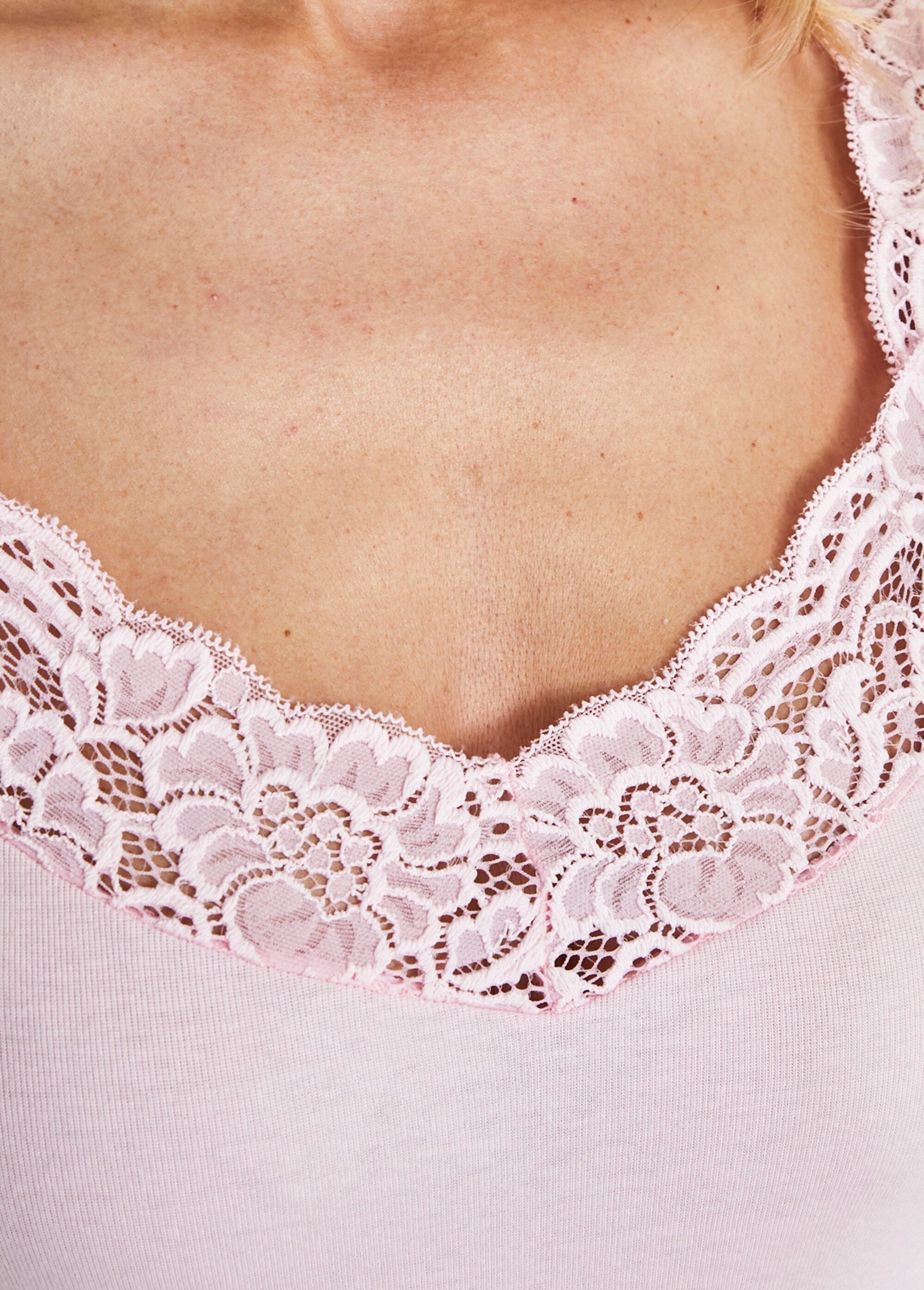 Maillot de corps manches courtes - lot de 2 Femme Rose VASILEK DE1