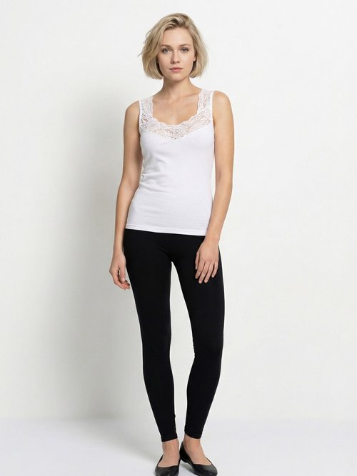 Maillot de corps sans manches - lot de 2 Femme Blanc VAIRE SF1