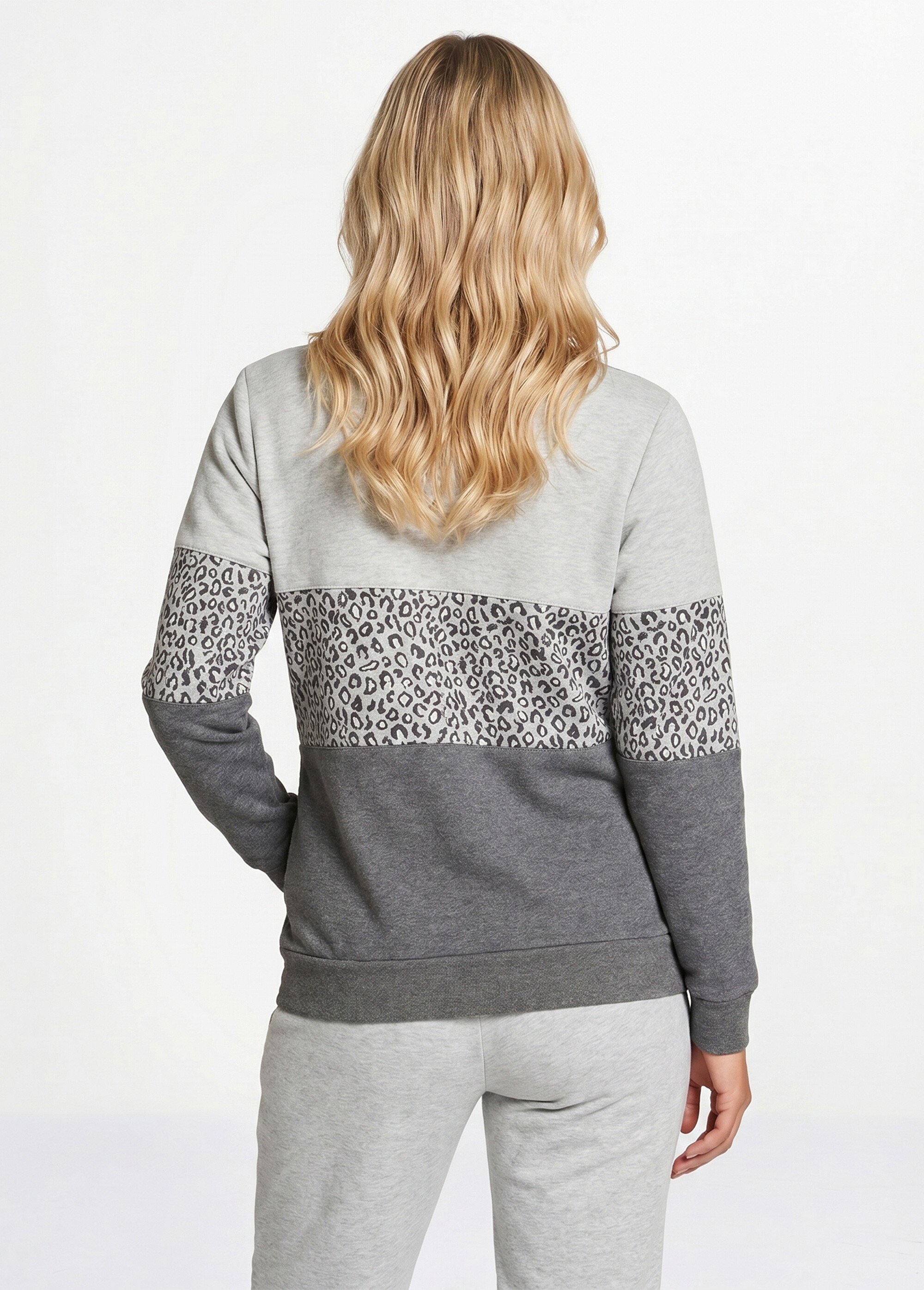 Veste détente zippée molleton col montant