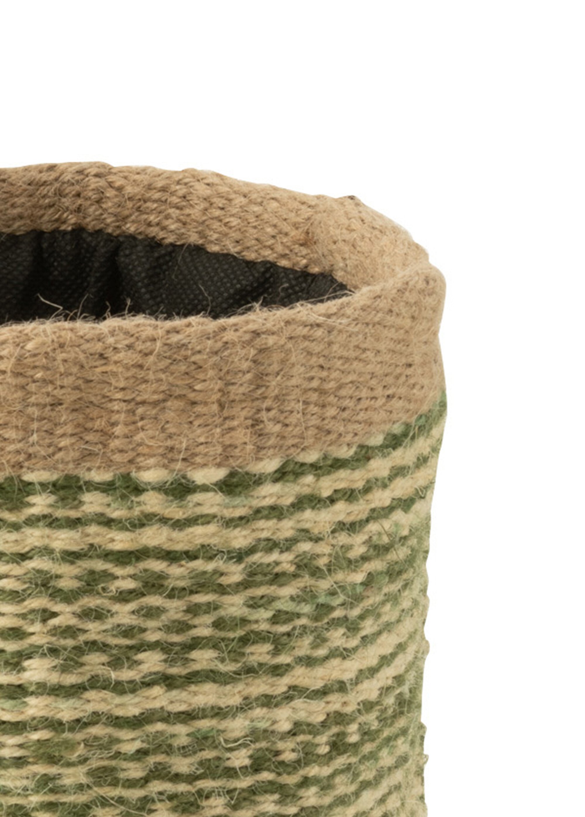 Cache-pot souple en jute