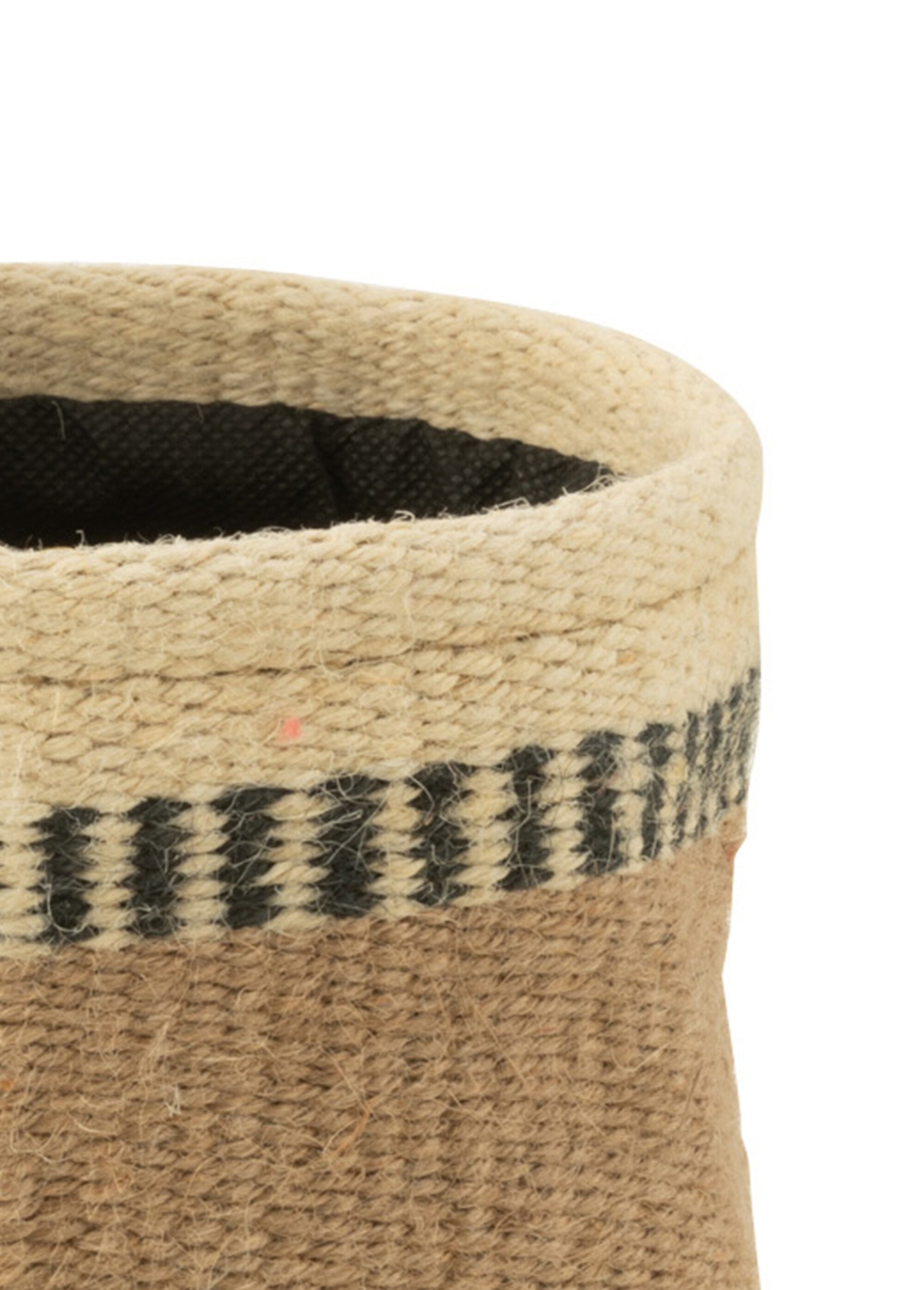 Cache-pot souple en jute