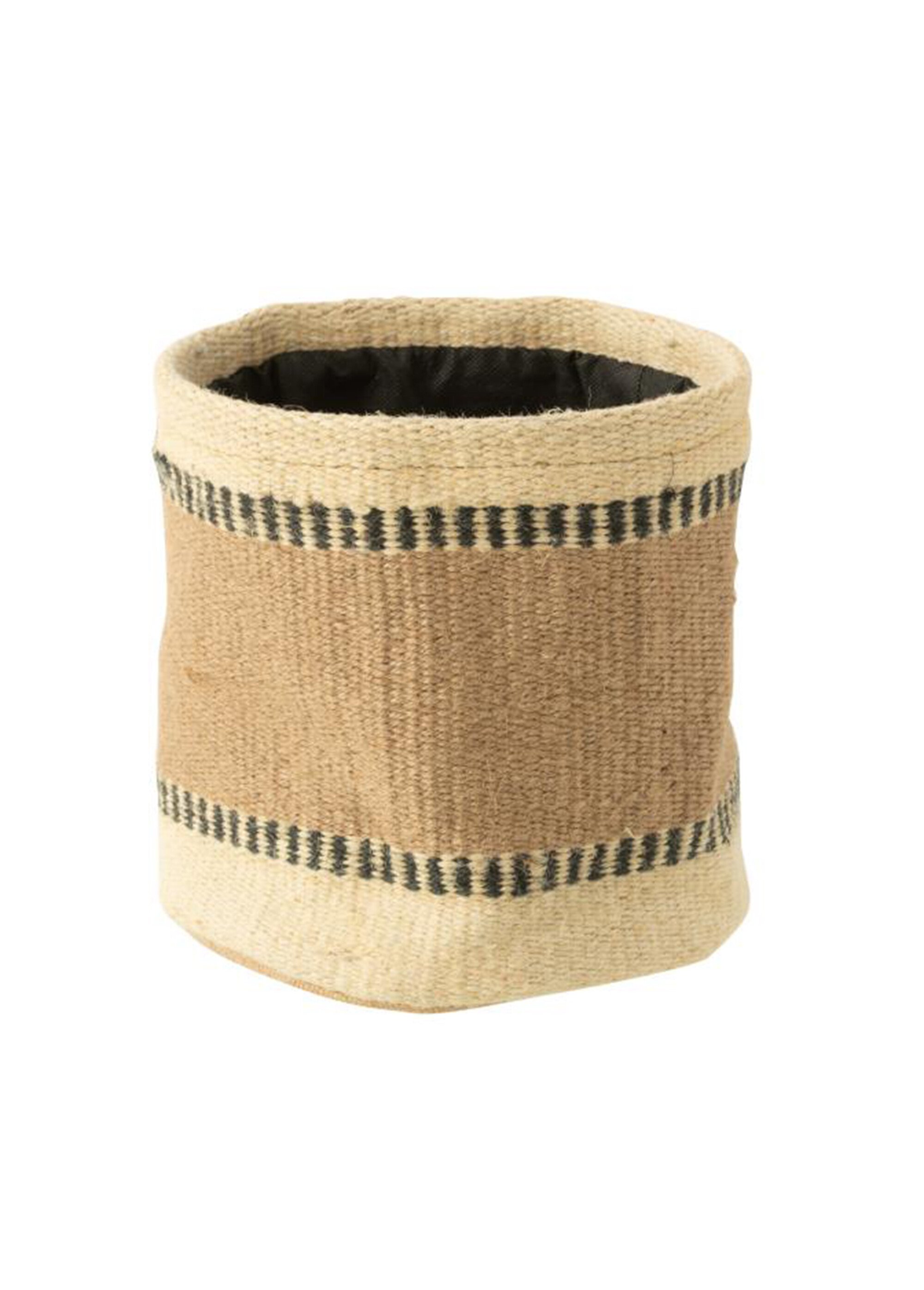 Cache-pot souple en jute