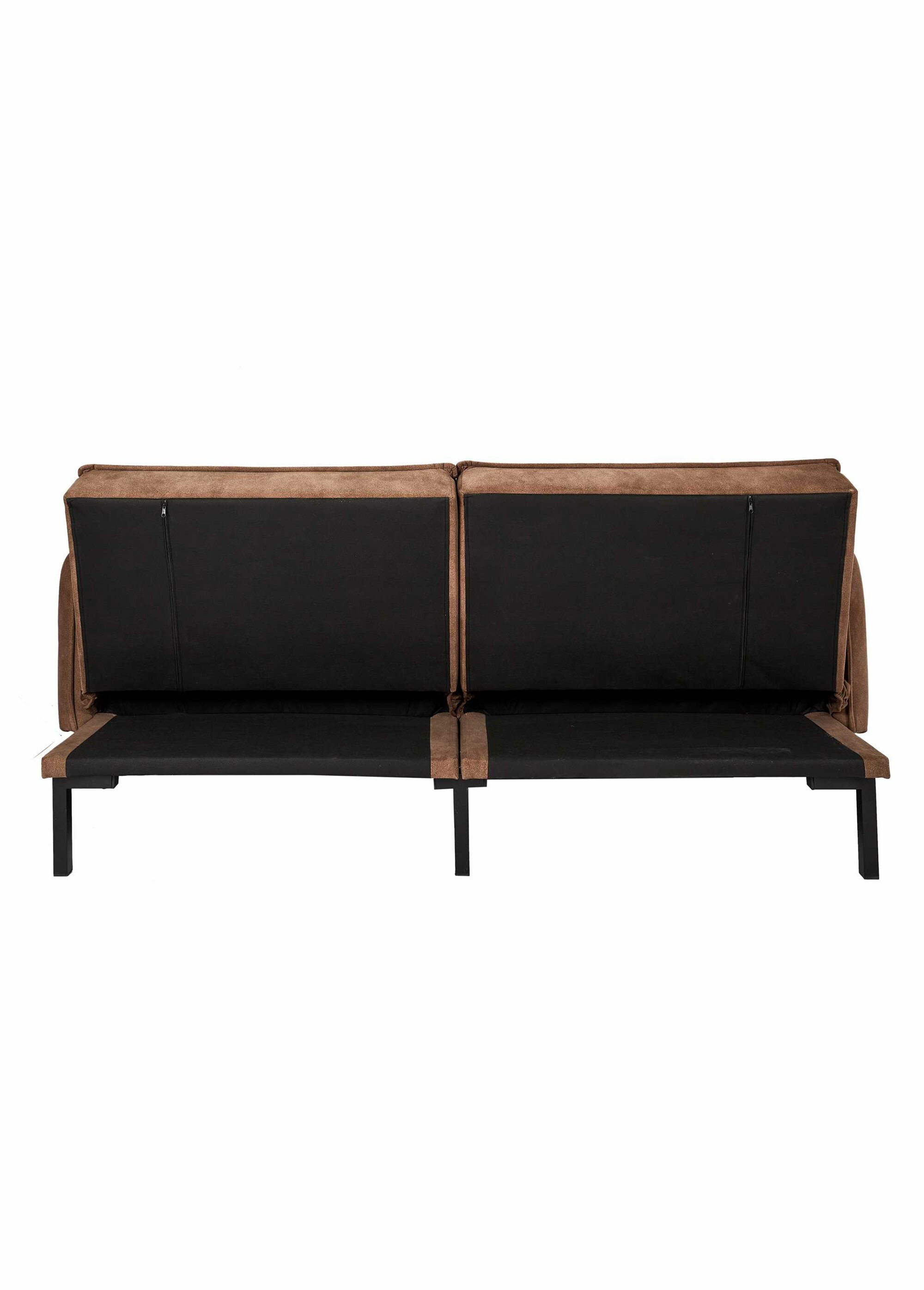 Canapé convertible en simili cuir suédé