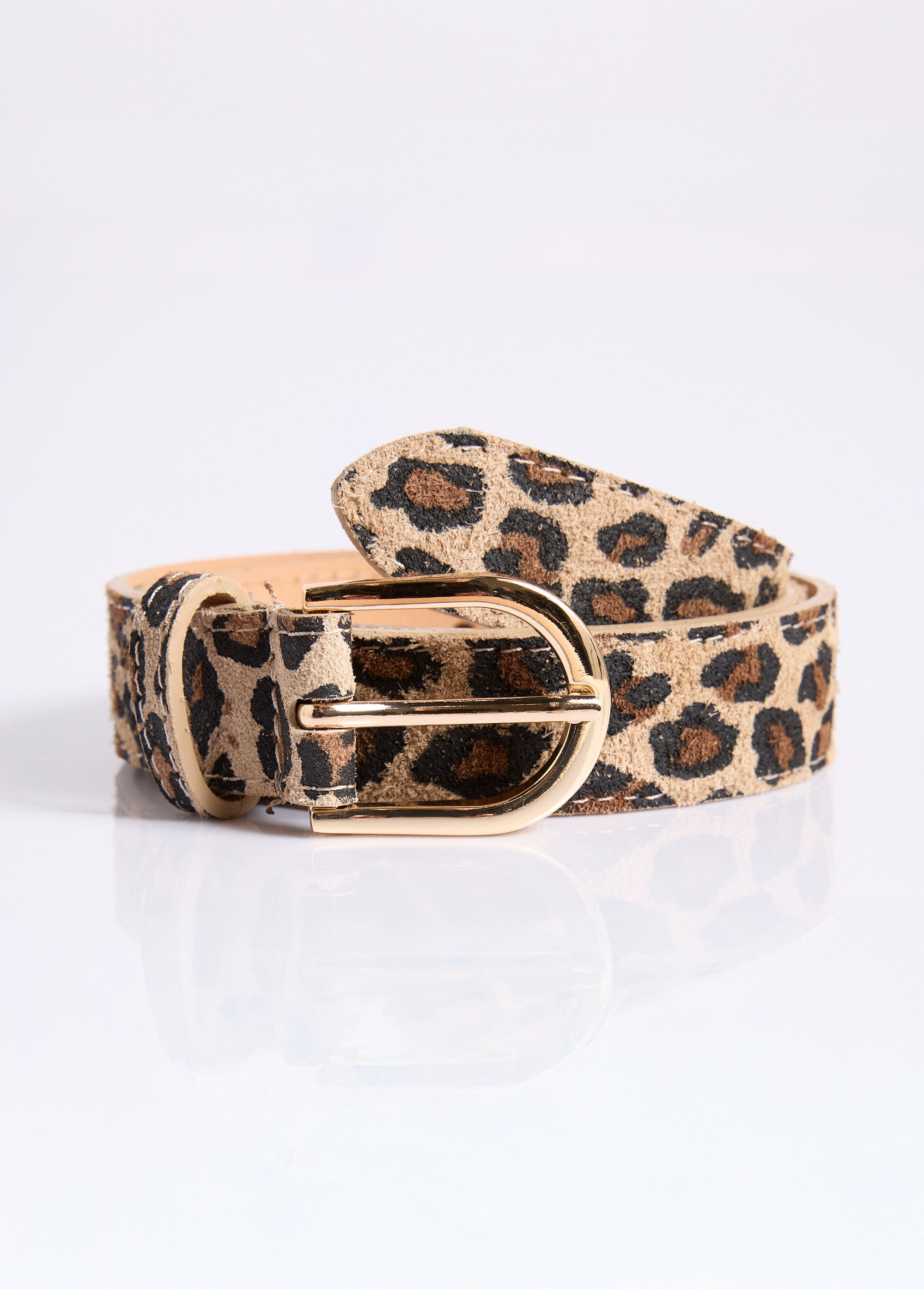 Ceinture en cuir Femme LEOPARD USTRAL FA1