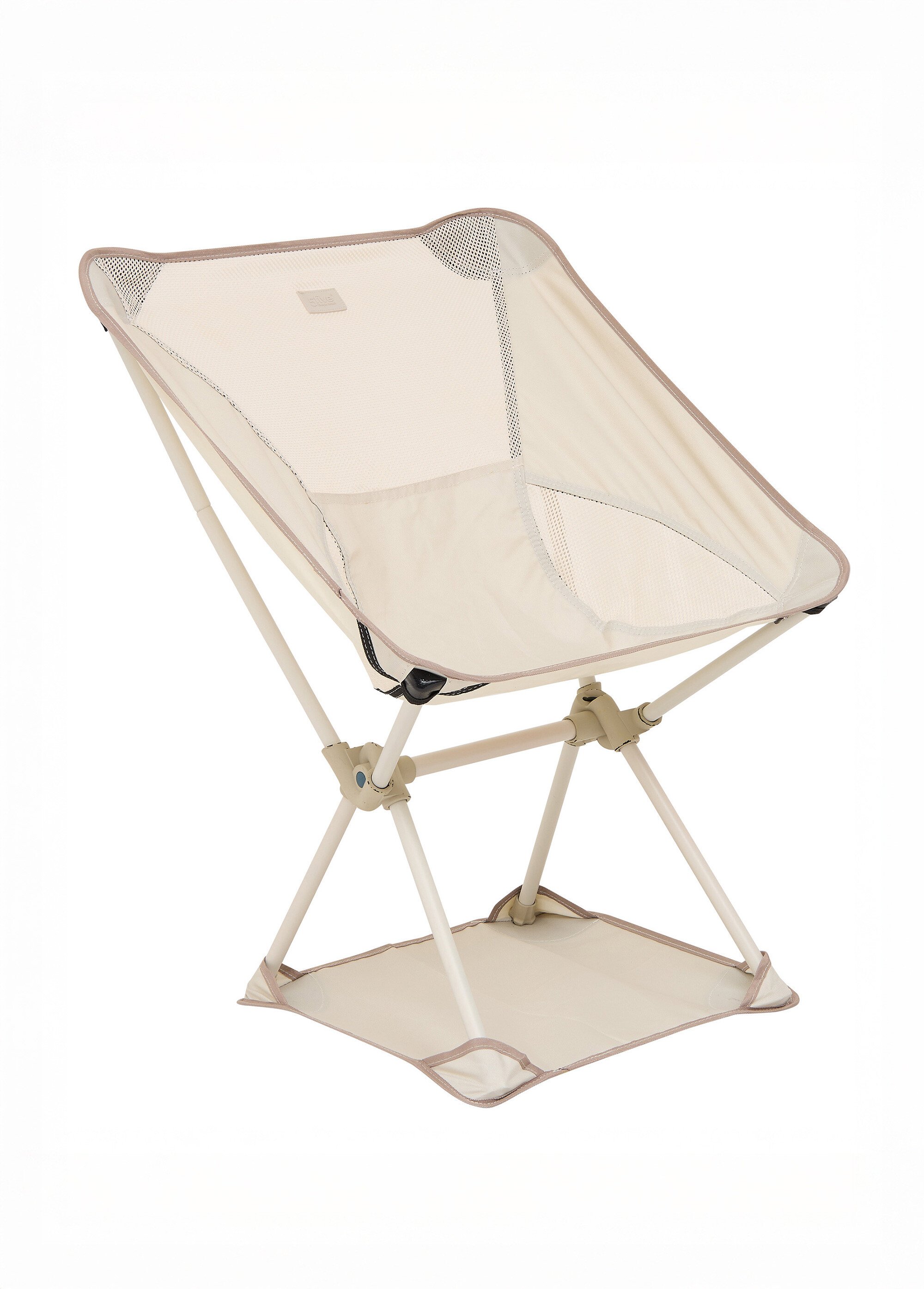 Chaise de camping pliante armature métal BEIGE JJA-213510A FA1