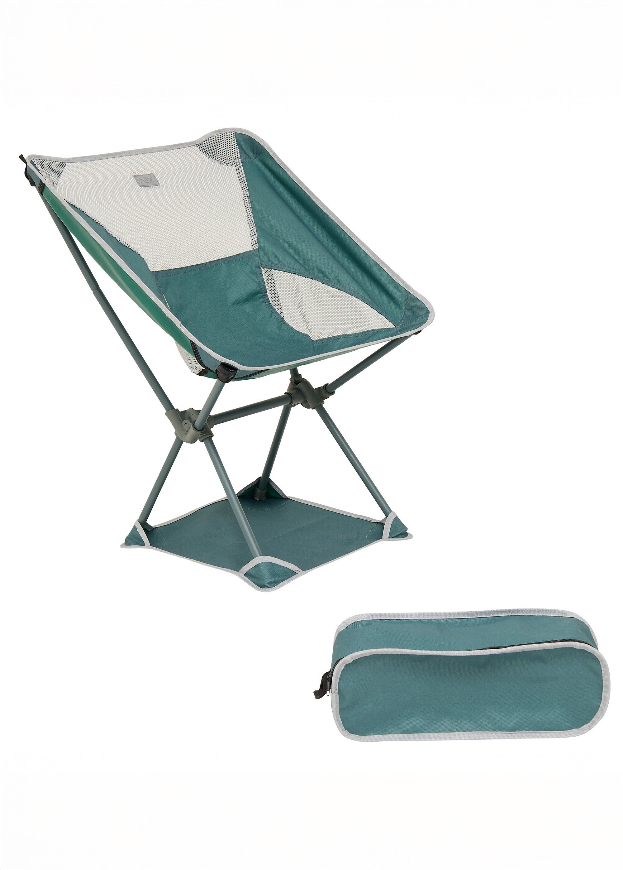 Chaise de camping pliante armature métal