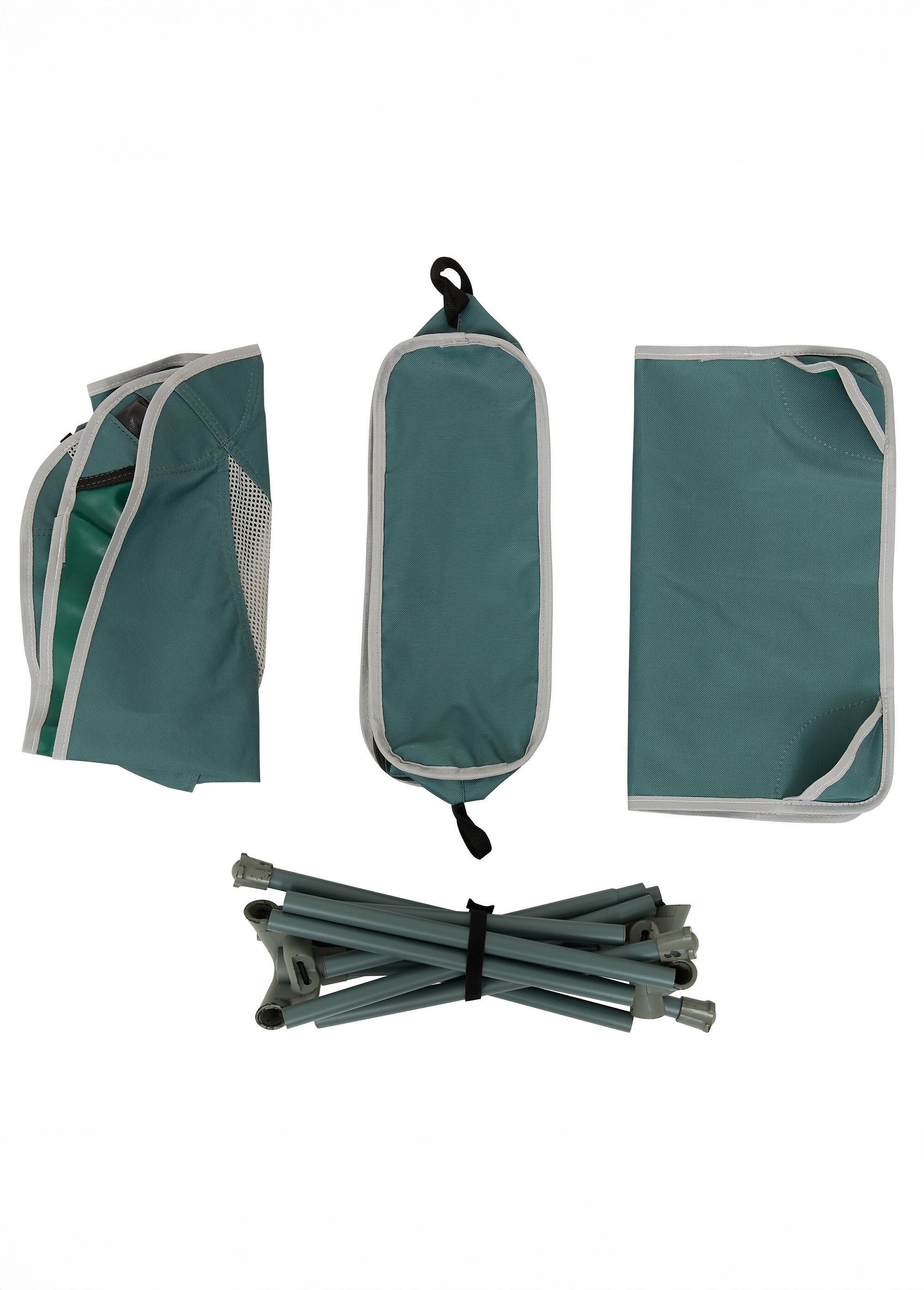 Chaise de camping pliante armature métal BLEU JJA-213510A DE2