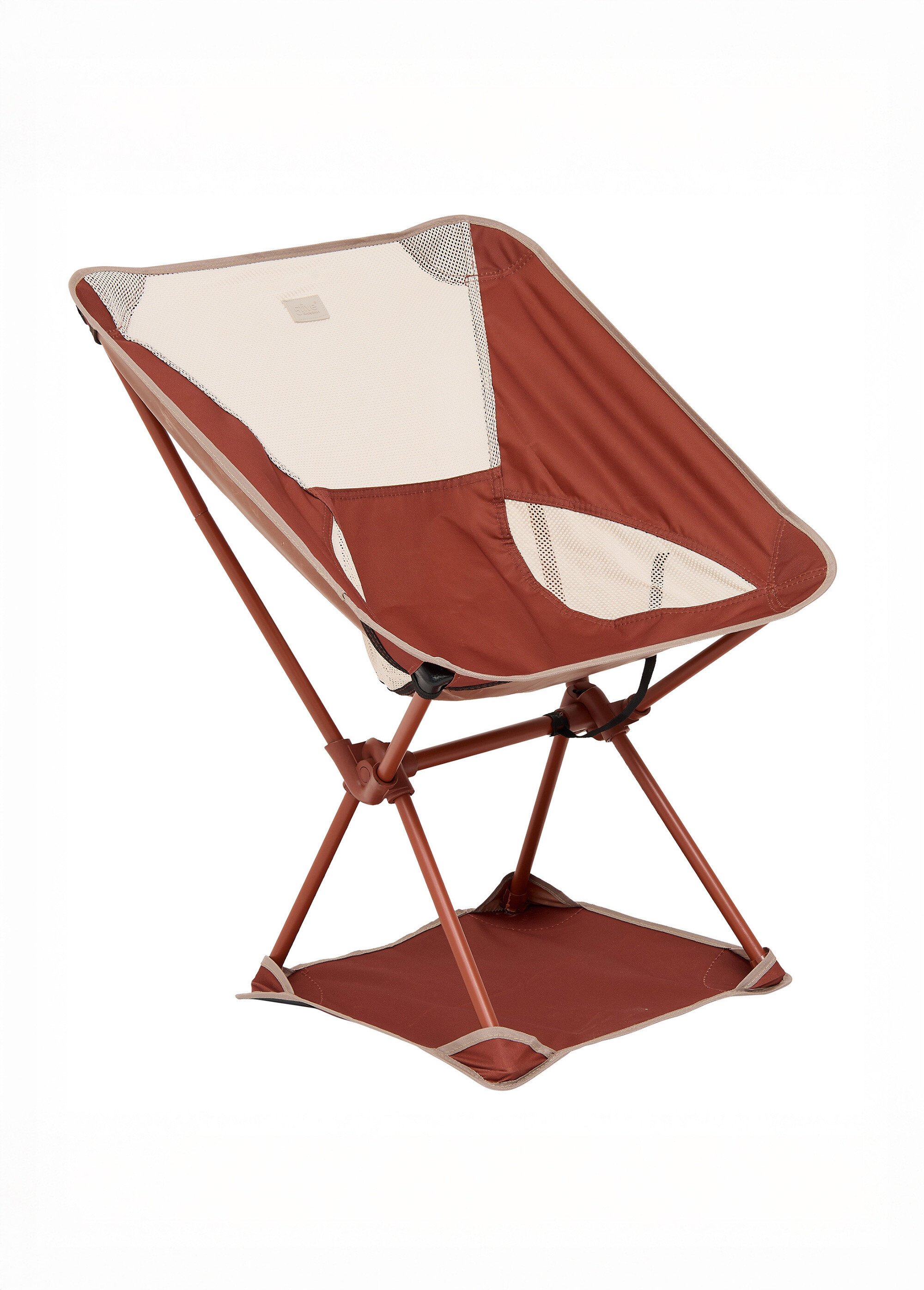 Chaise de camping pliante armature métal ROUGE JJA-213510A FA1