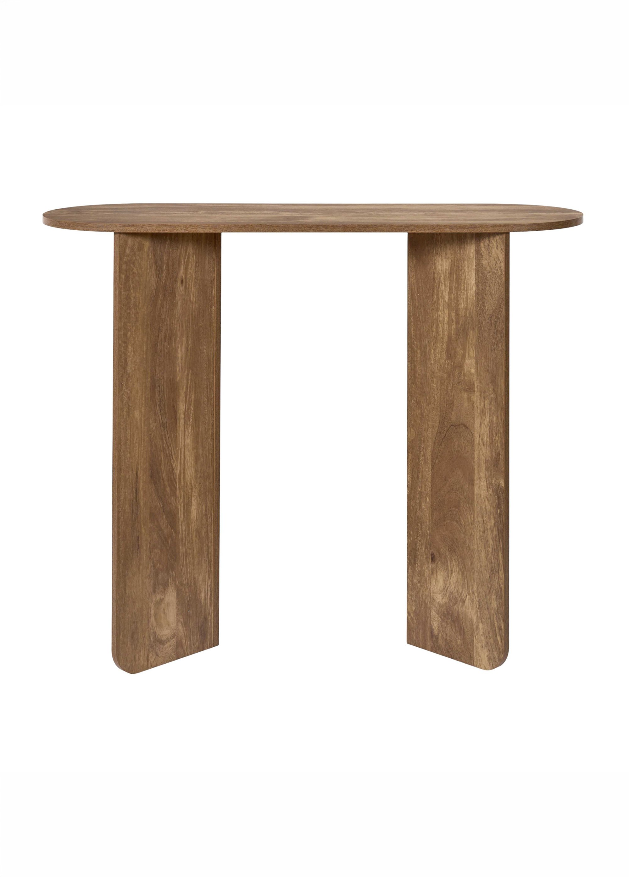Console épurée pieds en V HERITAGE MARRON CMP-HD7829 DE1