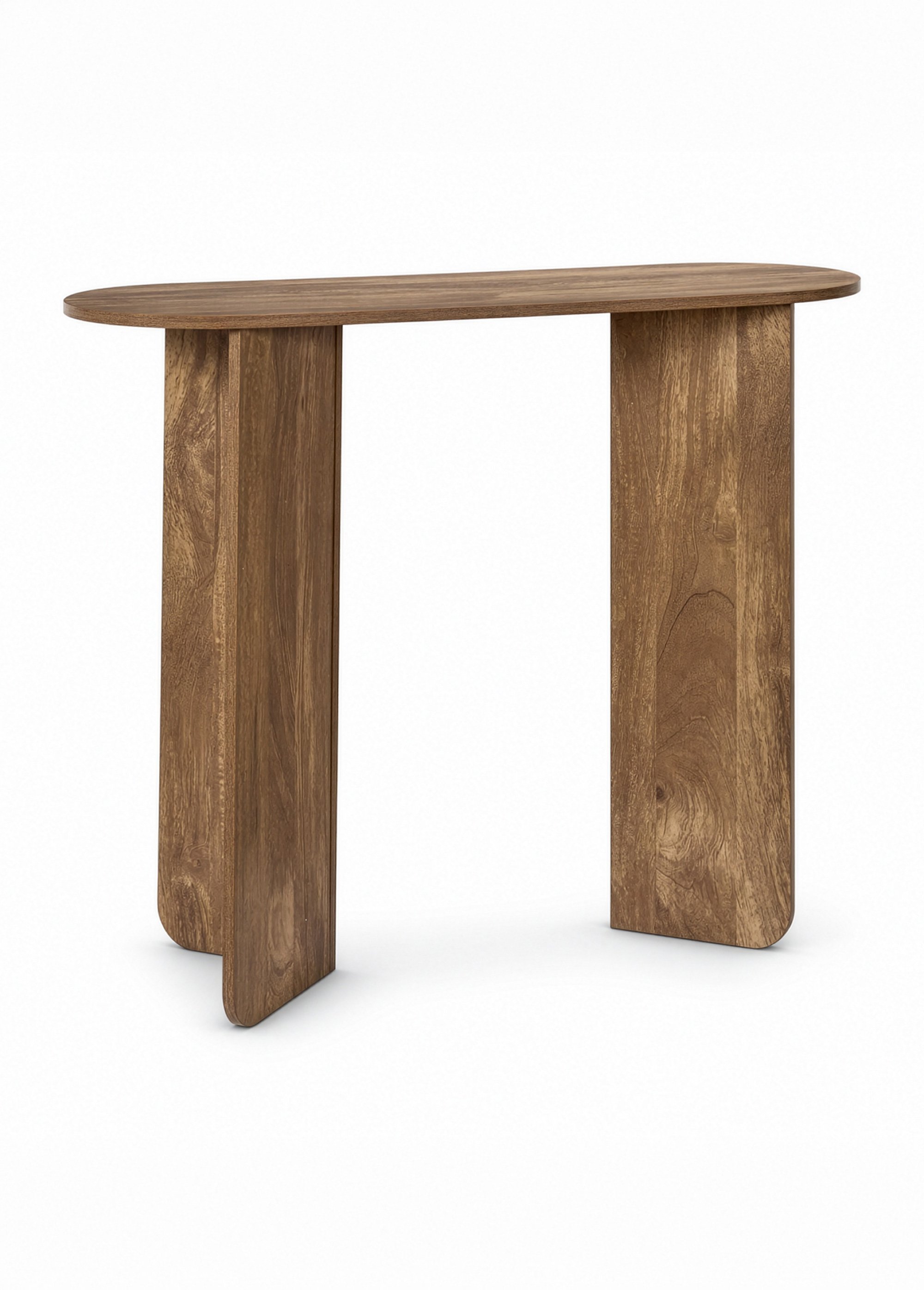Console épurée pieds en V HERITAGE MARRON CMP-HD7829 FA1
