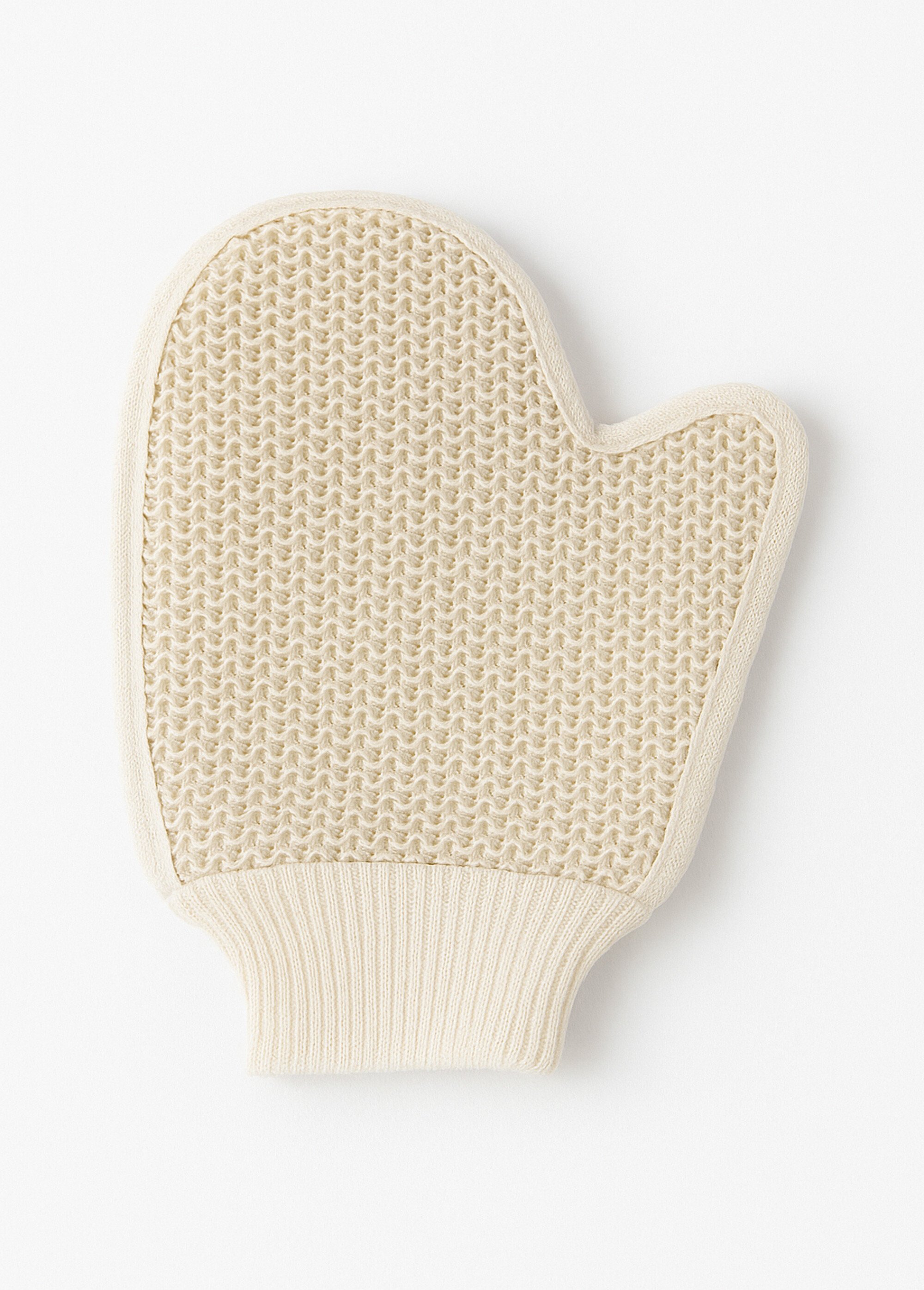 Gant de massage exfoliant double face Beige ZENGANTMASSAGE DE1